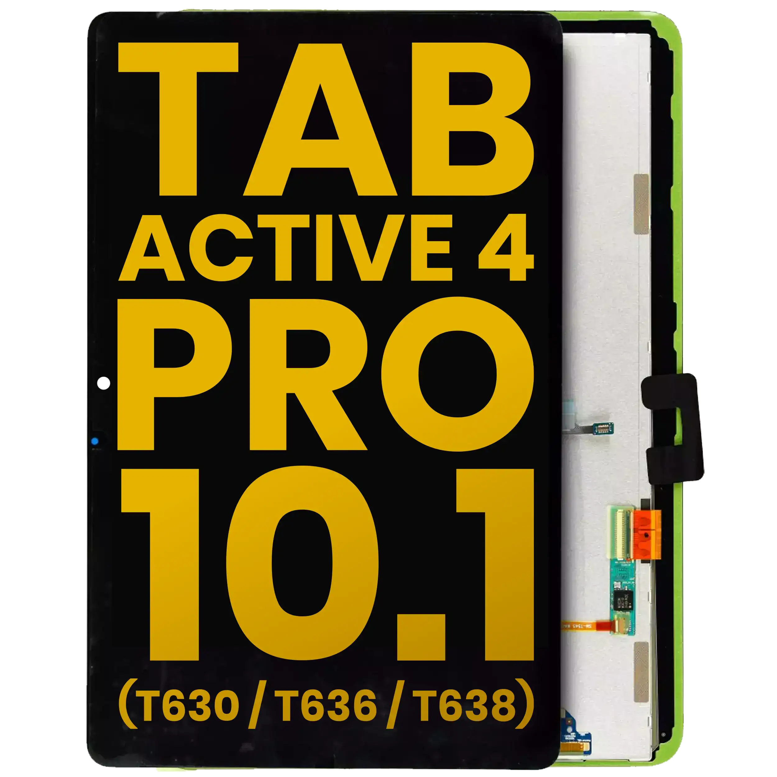 Lcd Assembly Without Frame Compatible For Samsung Galaxy Tab Active 4 Pro 10.1" (T630 / T636 / T638) (2022) (Refurbished) (Black)