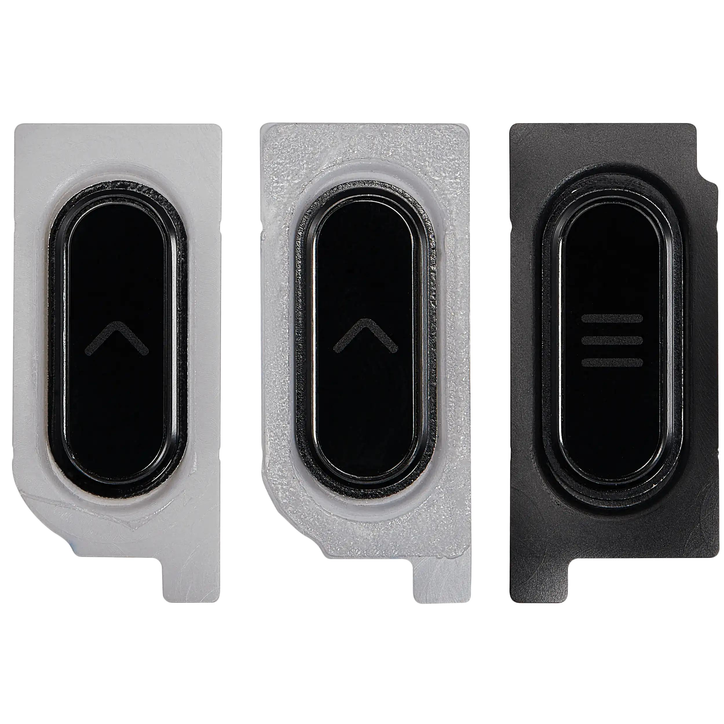 Home Button Compatible For Samsung Galaxy Tab Active Pro 10.1" (T545 / T540 / T547) (2019) (Black) (3 Piece Set)