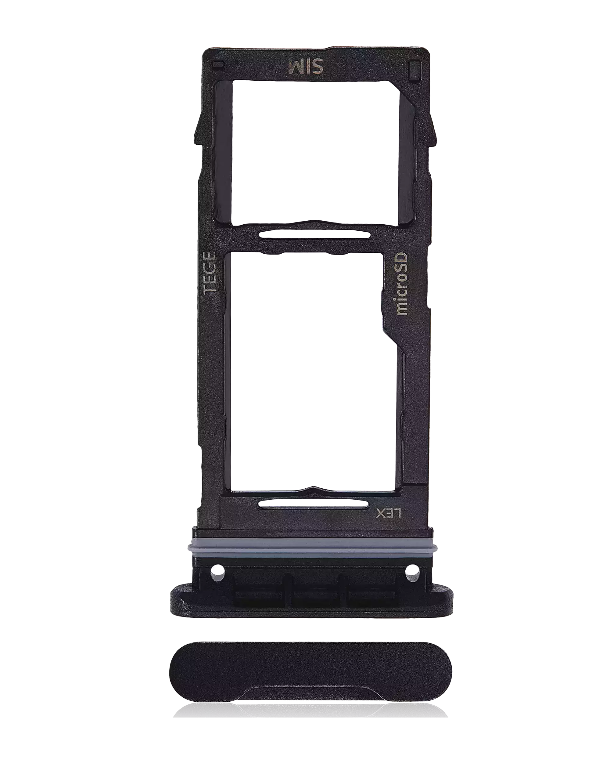 Sim Card Tray Compatible For Samsung Galaxy Tab Active 3 8.0" (T575 / T577) (2020) (Black)