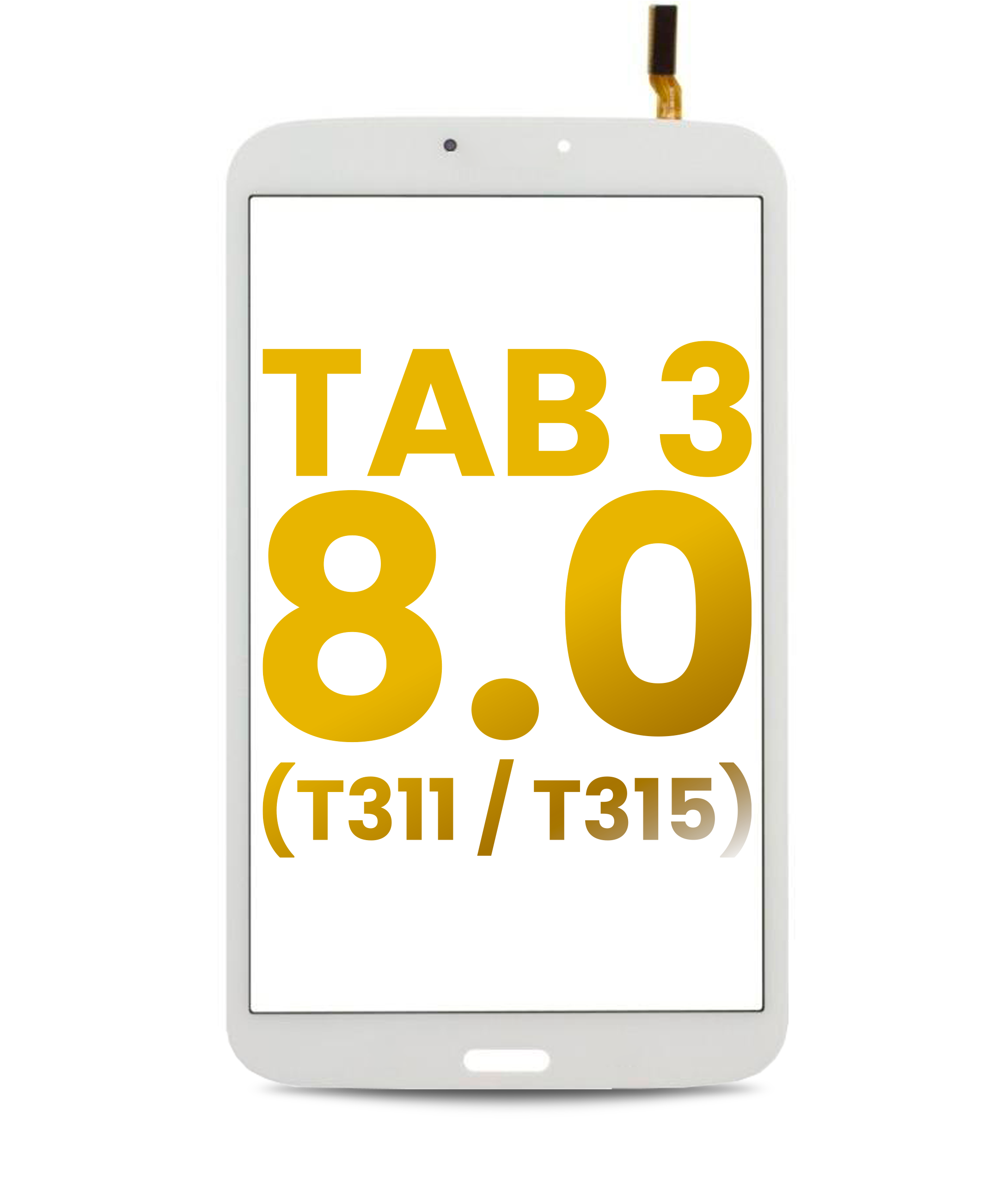 Digitizer Compatible For Samsung Galaxy Tab 3 8.0" (T311 / T315) (3G Version Only) (White)