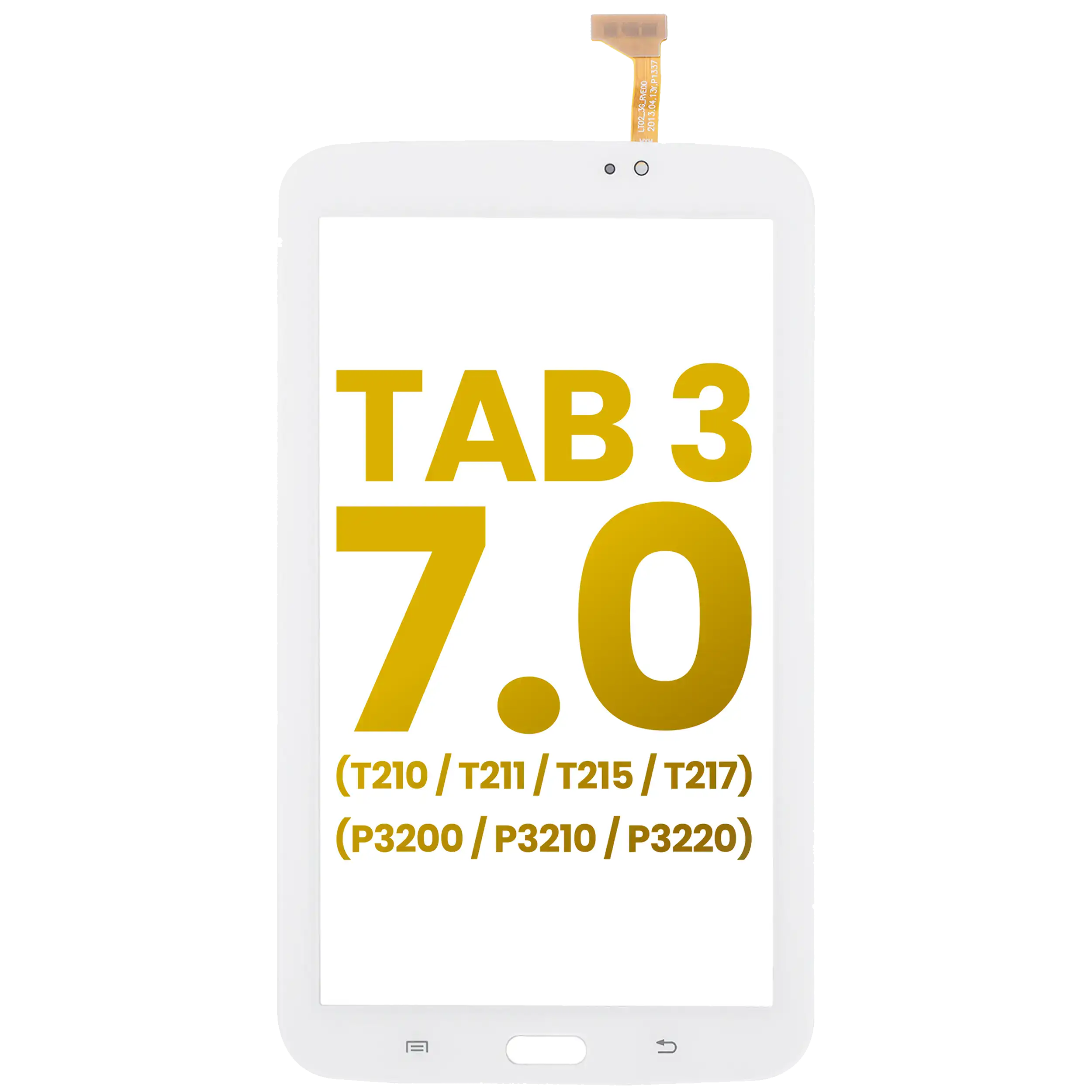 Digitizer Compatible For Samsung Galaxy Tab 3 7.0" (T210 / T211 / T215 / T217 / P3200 / P3210 / P3220) (White)