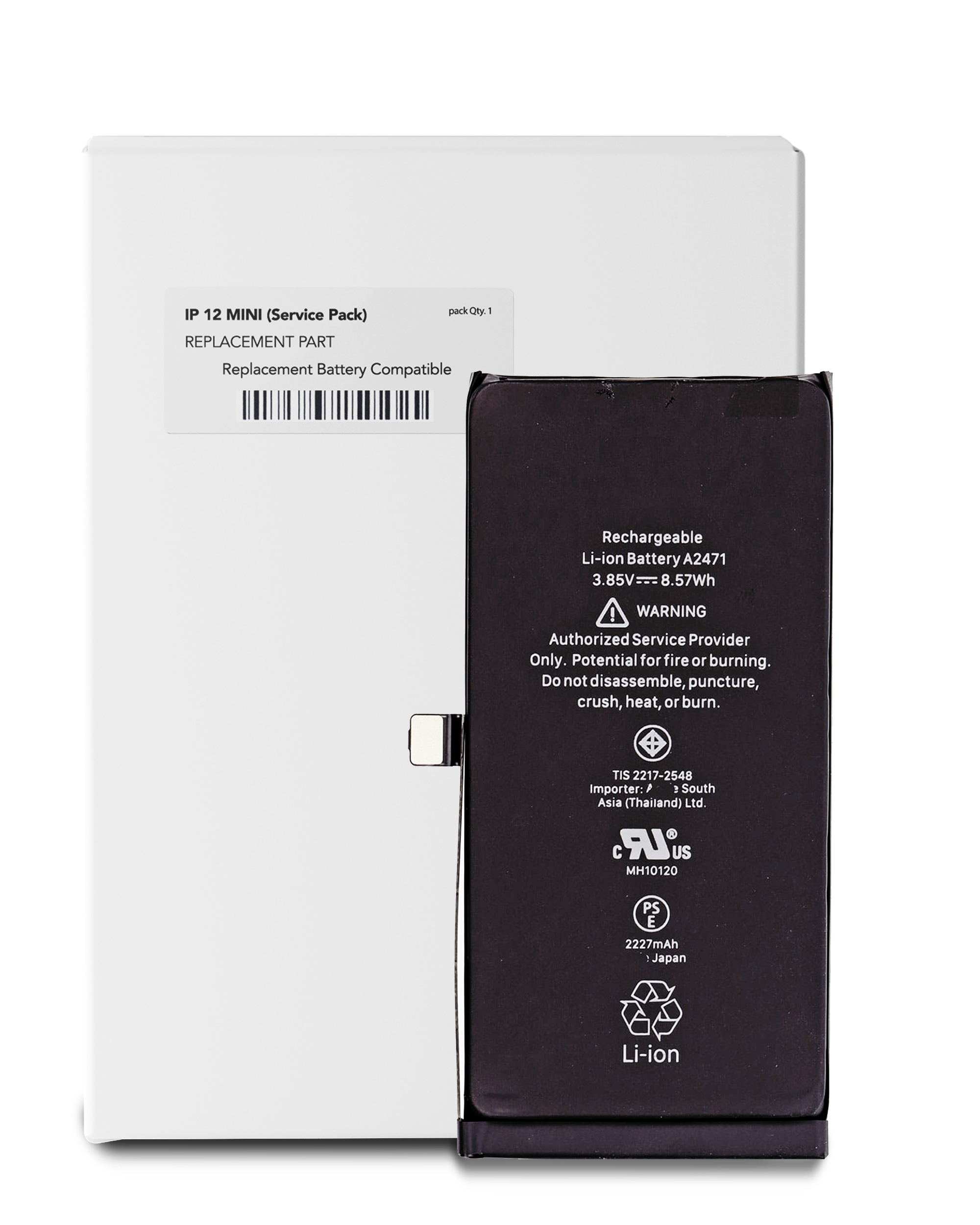 Replacement Battery Compatible For Iphone 12 Mini (Service Pack)