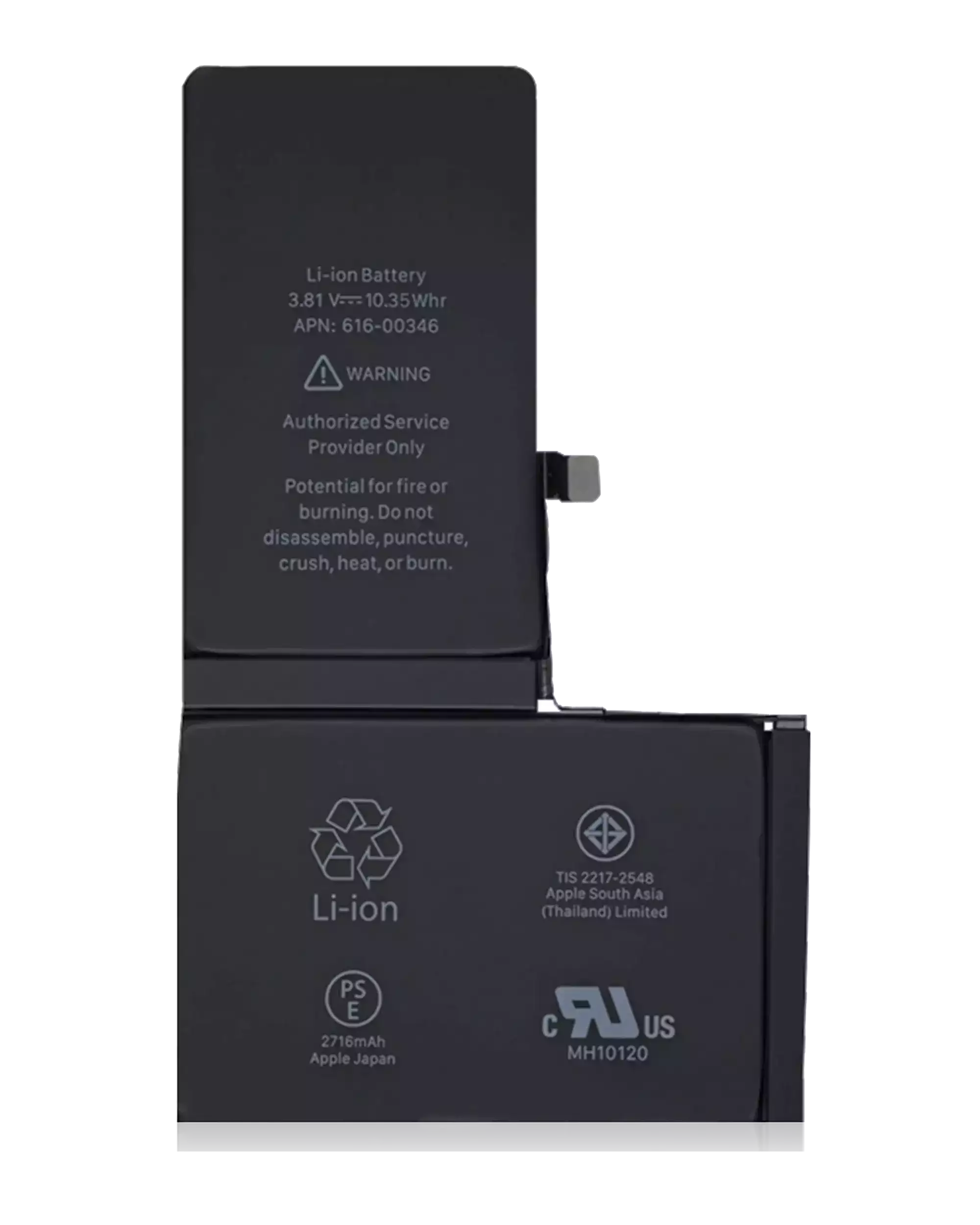 Replacement Battery Compatible For Iphone X (Aftermarket)