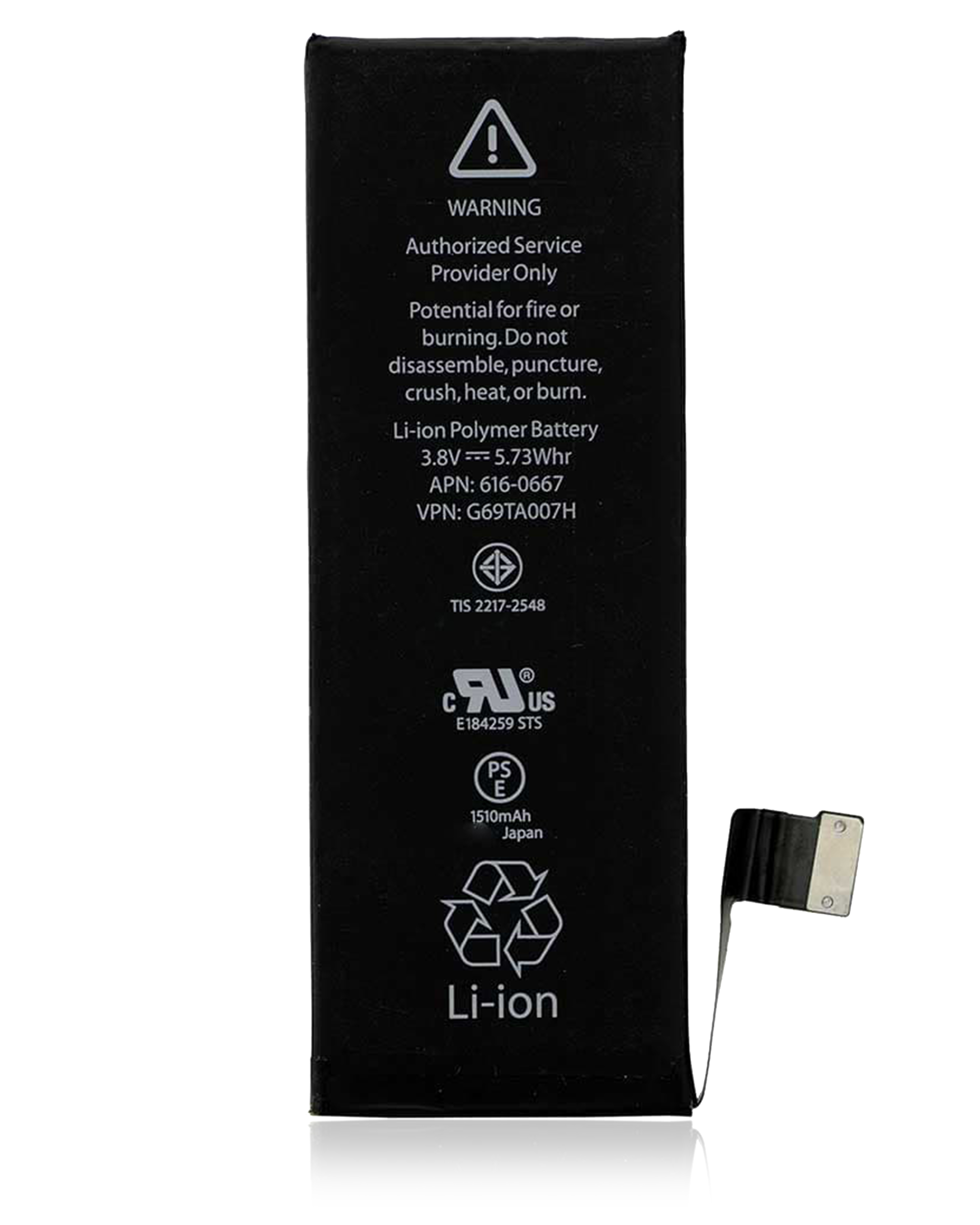 Replacement Battery Compatible For Iphone 5C (Service Pack)
