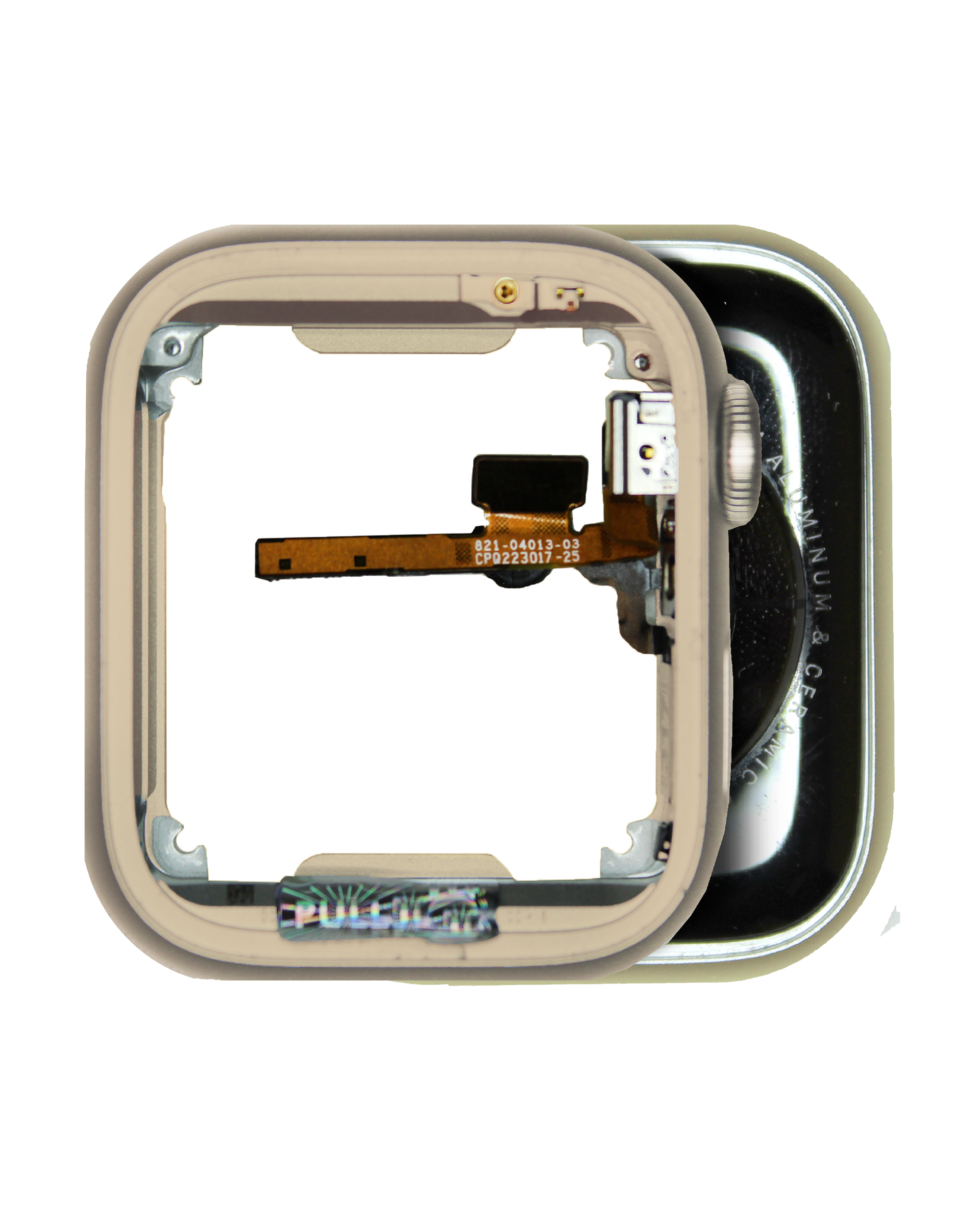 Housing Assembly Compatible For Watch Series 8 (41Mm) (Gps Version) (Used  Pull: Grade B/C) (Aluminum/Starlight)