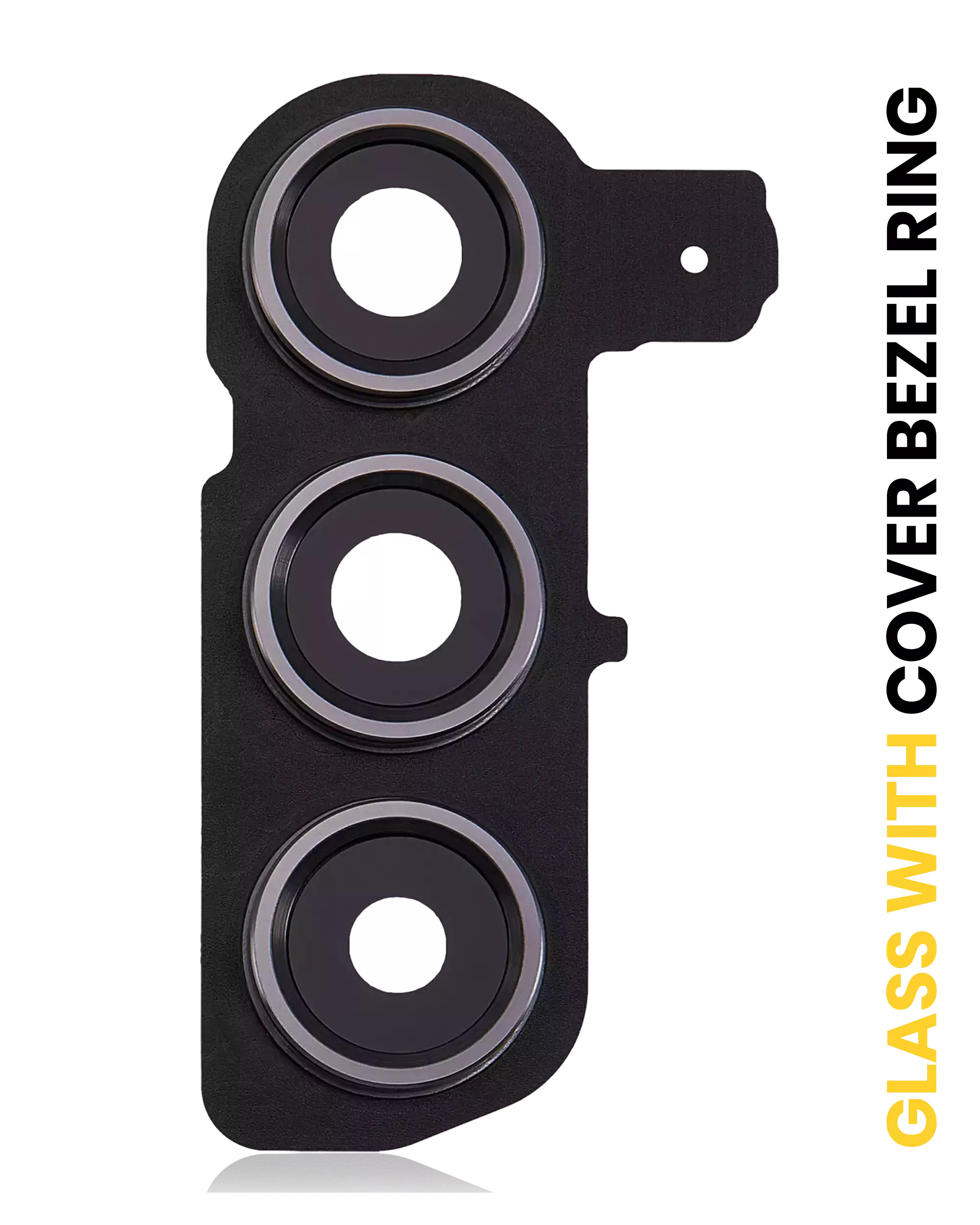 Back Camera Lens With Cover Bezel Ring Compatible For Samsung Galaxy S24 5G (Onyx Black)