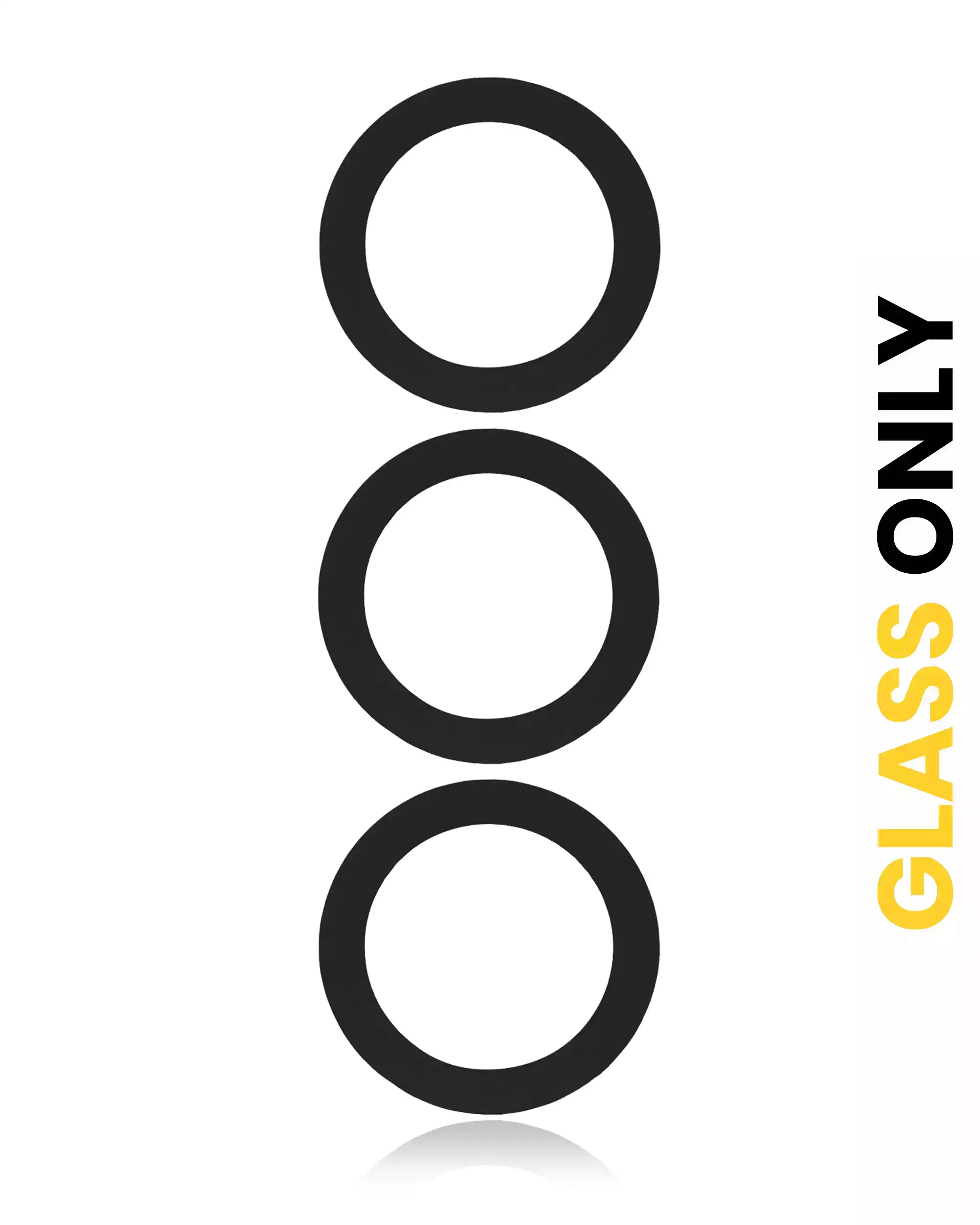 Back Camera Lens (Glass Only) With Adhesive Compatible For Samsung Galaxy S23 Fe 5G (3 Piece Set) (All Colors)