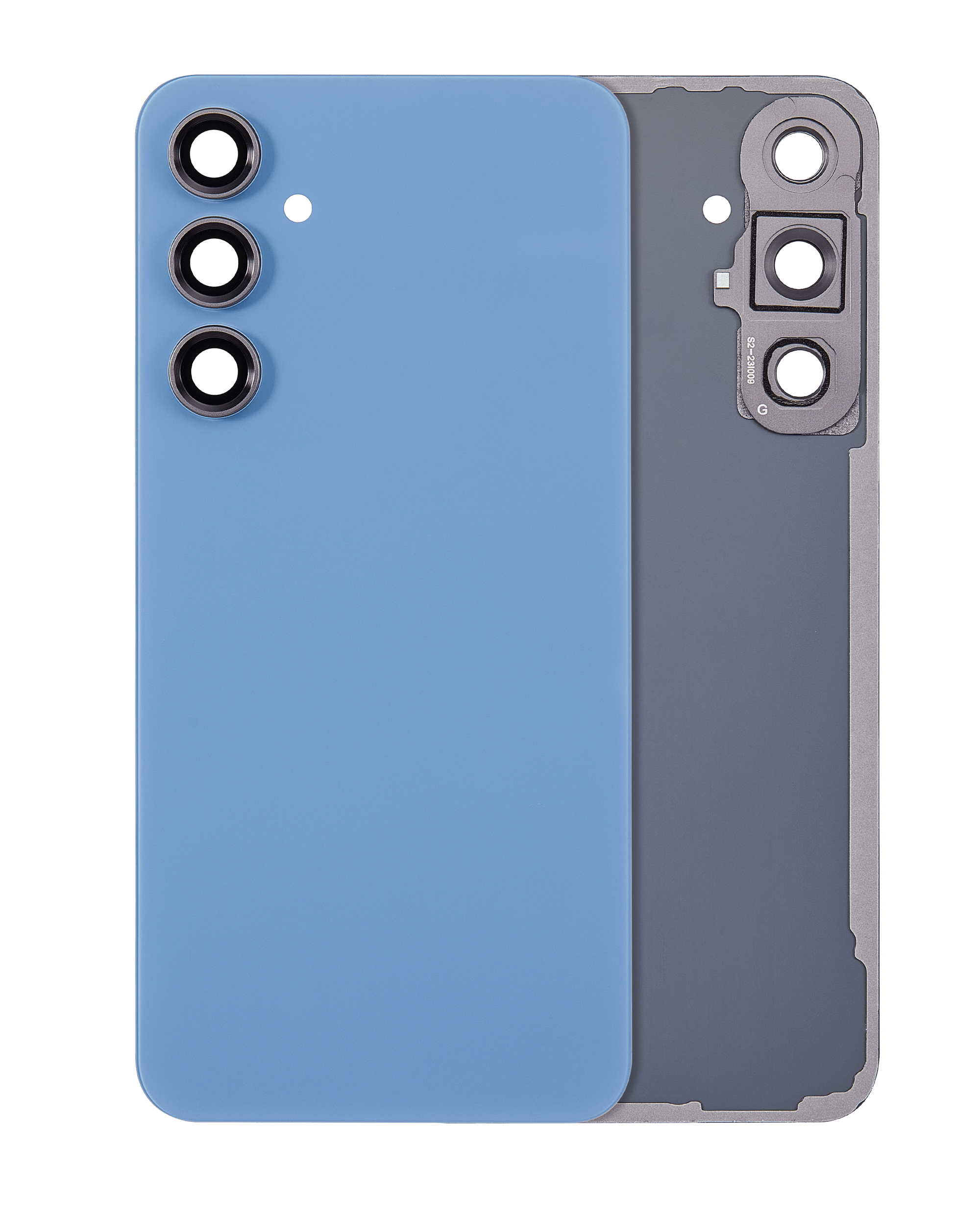 Back Cover Glass With Camera Lens Compatible For Samsung Galaxy S23 Fe 5G (Aftermarket Plus) (Indigo)