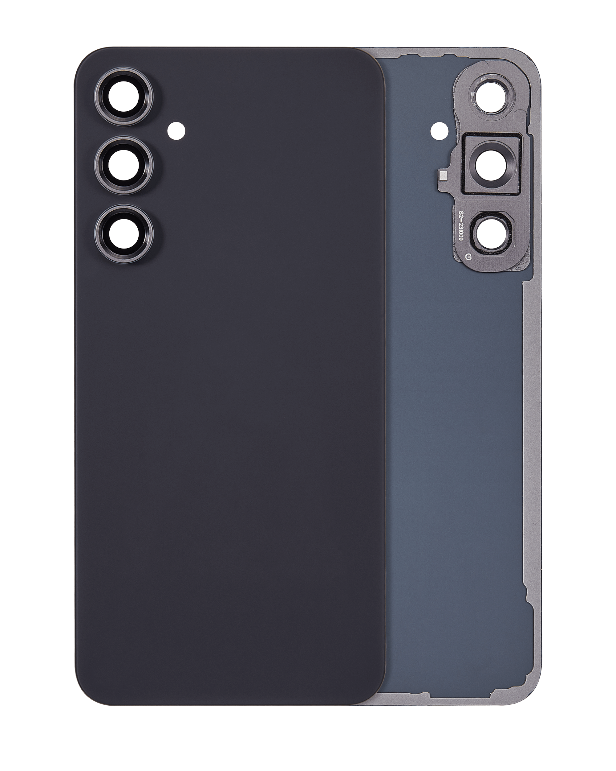 Back Cover Glass With Camera Lens Compatible For Samsung Galaxy S23 Fe 5G (Aftermarket Plus) (Graphite)