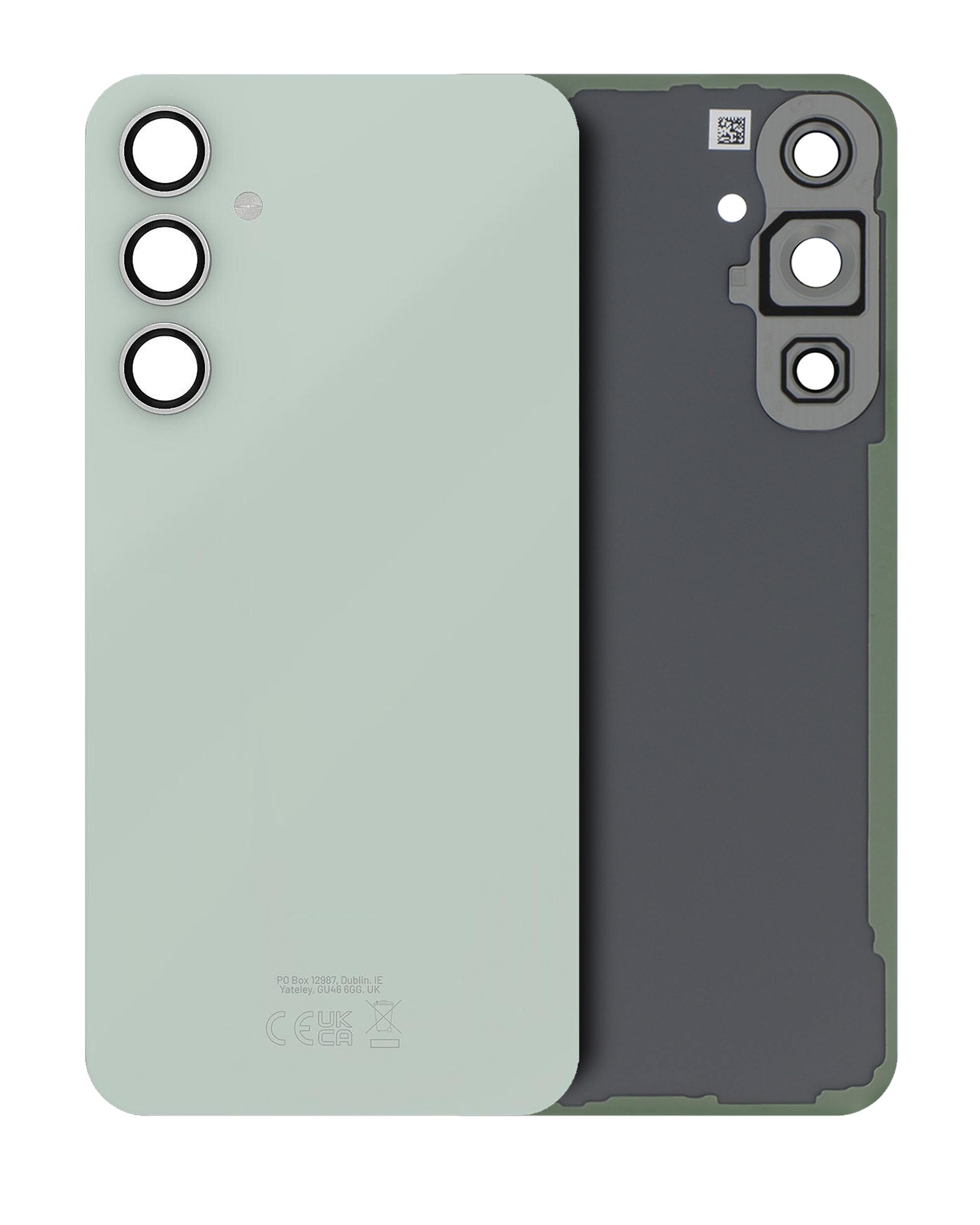 Back Cover Glass With Camera Lens Compatible For Samsung Galaxy S23 Fe (Service Pack) (Mint)
