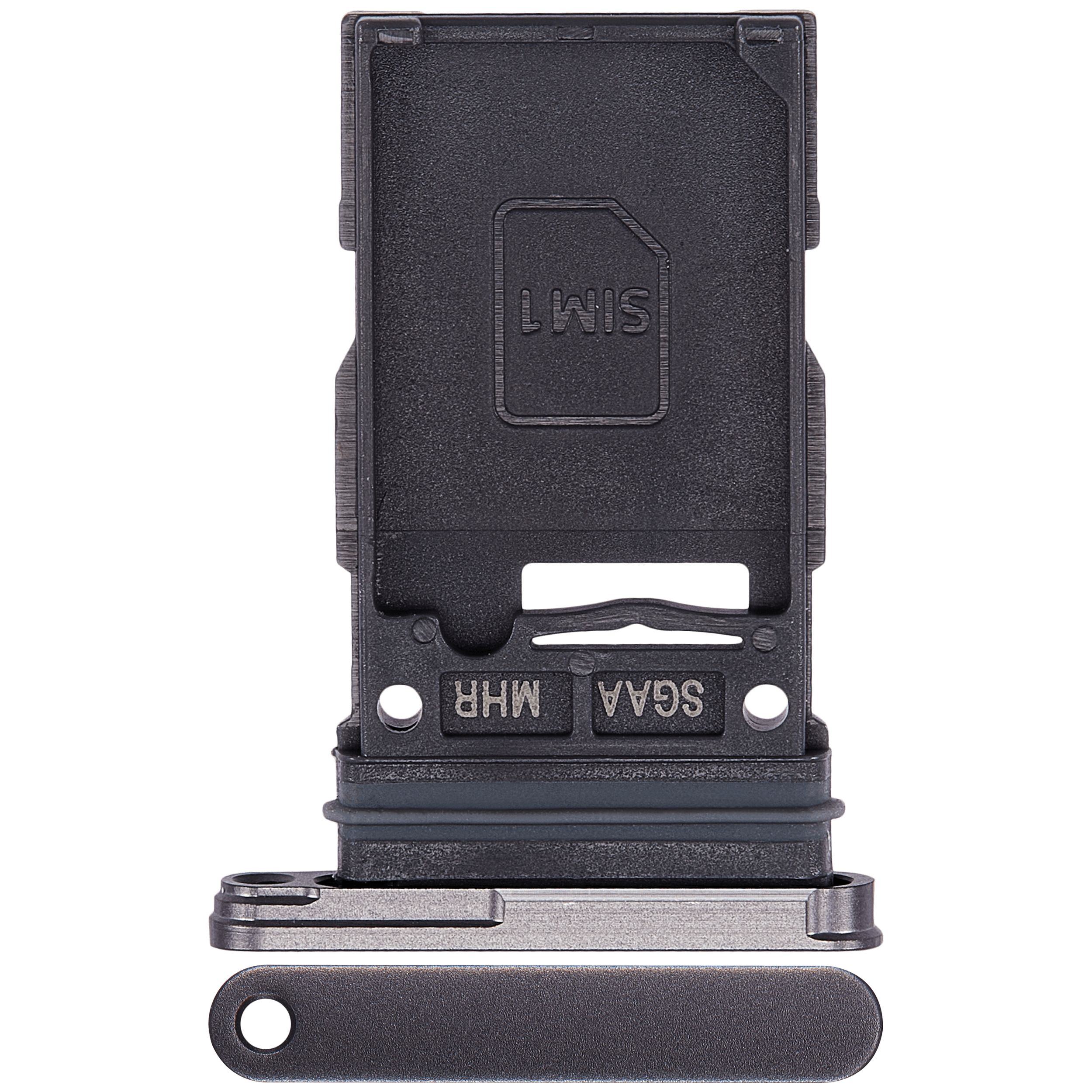 Single Sim Card Tray Compatible For Samsung Galaxy S23 Fe 5G (Graphite)