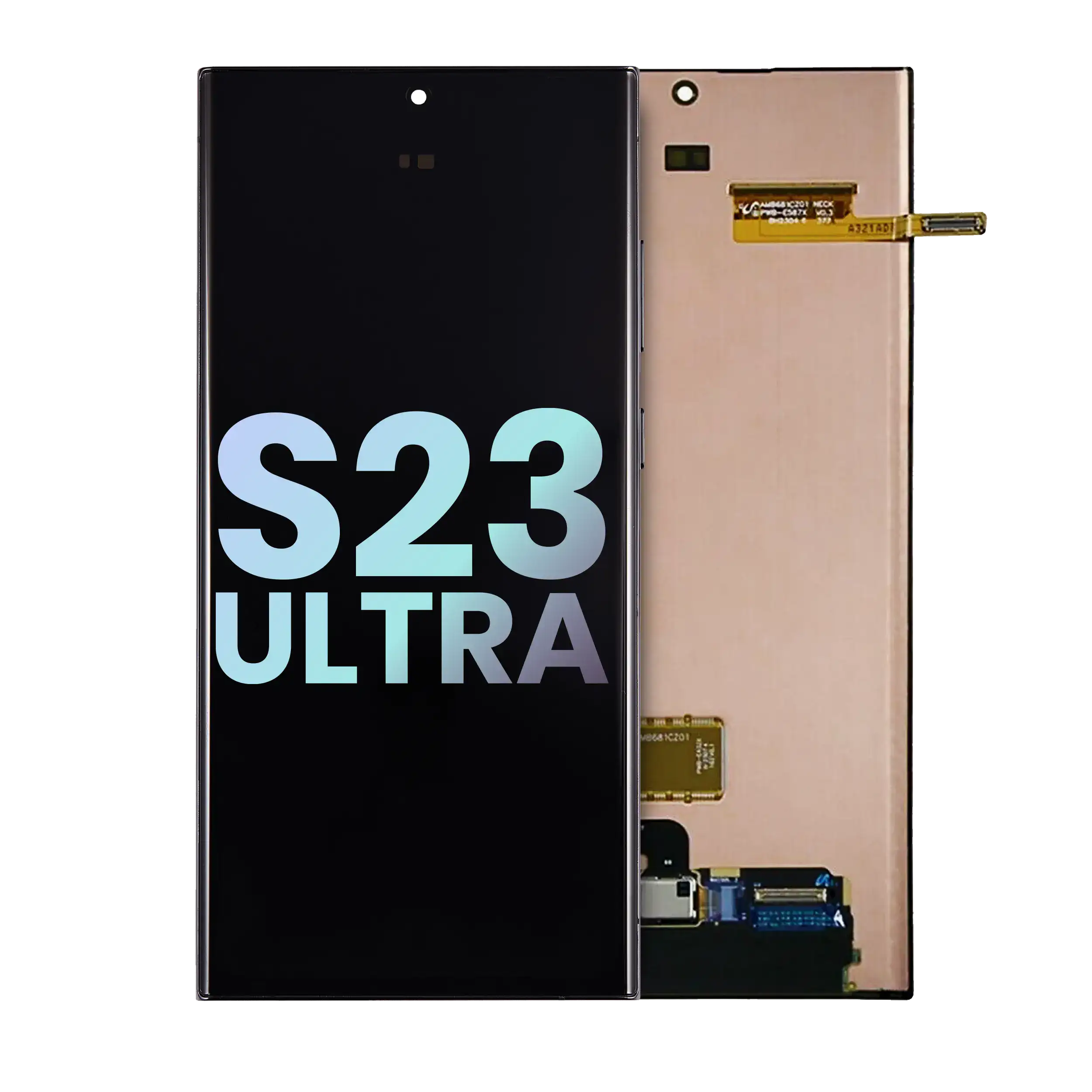 Oled Assembly Without Frame Compatible For Samsung Galaxy S23 Ultra 5G (Us & International) (Service Pack) (All Colors)
