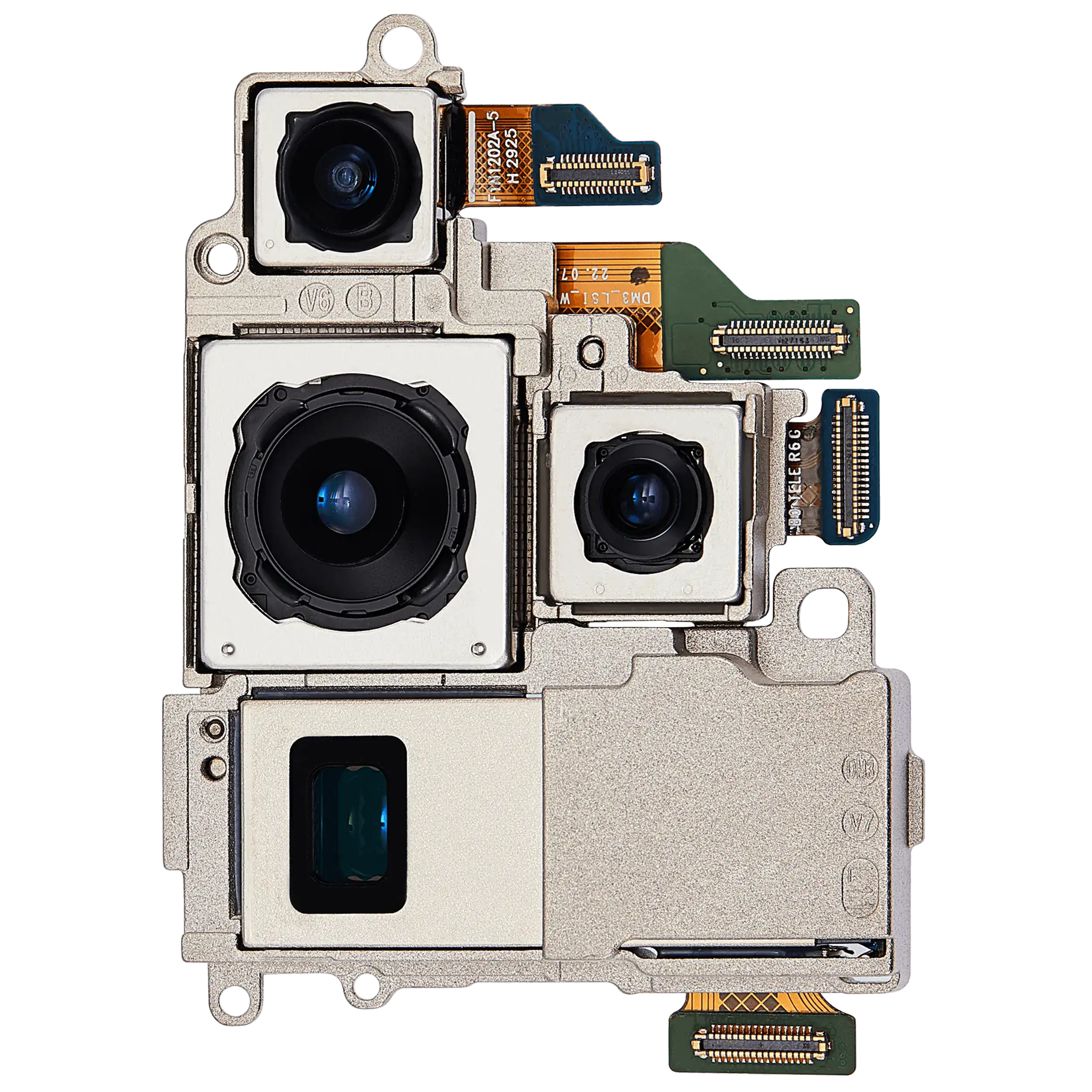 Back Camera Assembly (Wide / Telephoto / Ultrawide) Compatible For Samsung Galaxy S23 Ultra 5G (Used  Pull: Grade A)