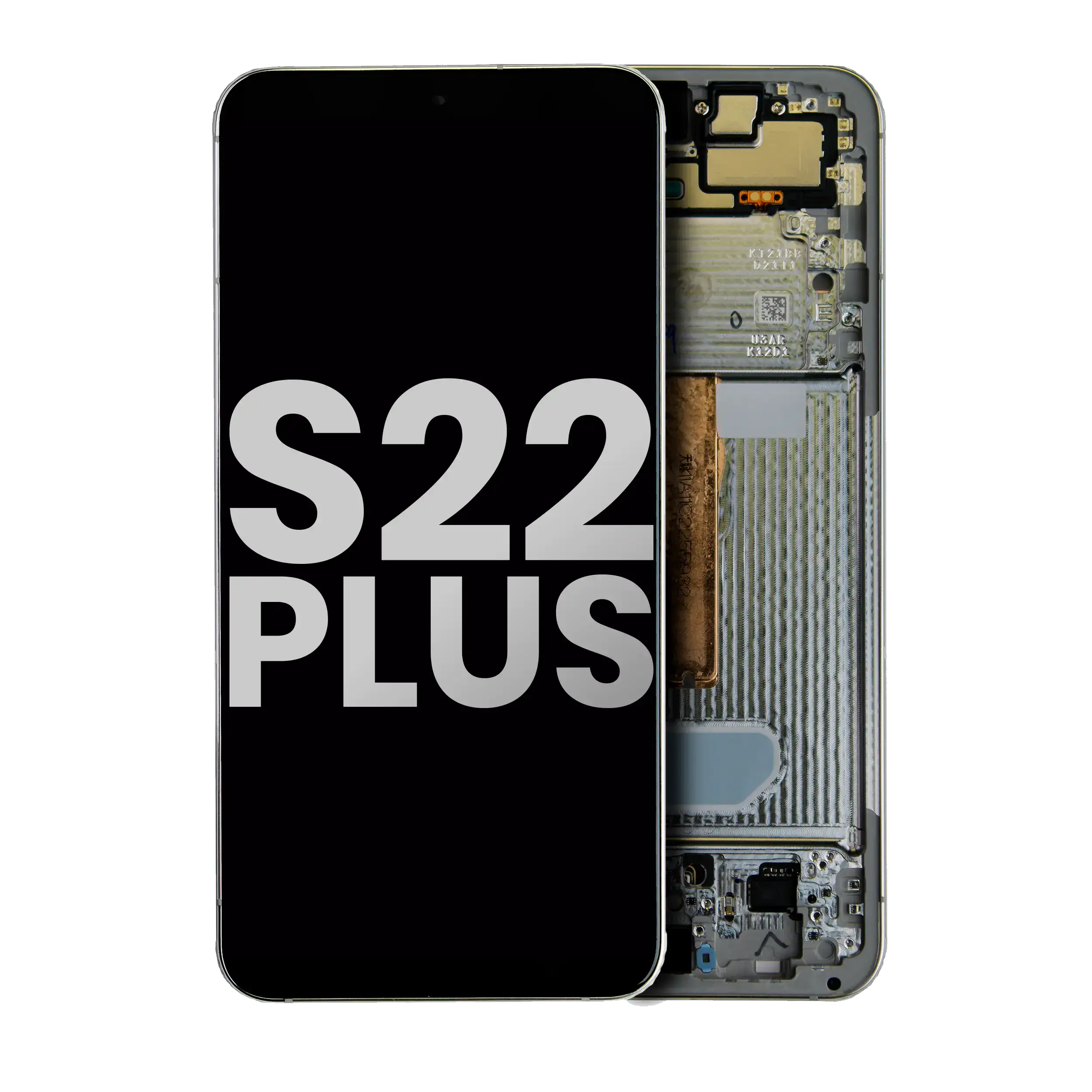 Oled Assembly With Frame Compatible For Samsung Galaxy S22 Plus 5G (Used  Pull: Grade A) (White)