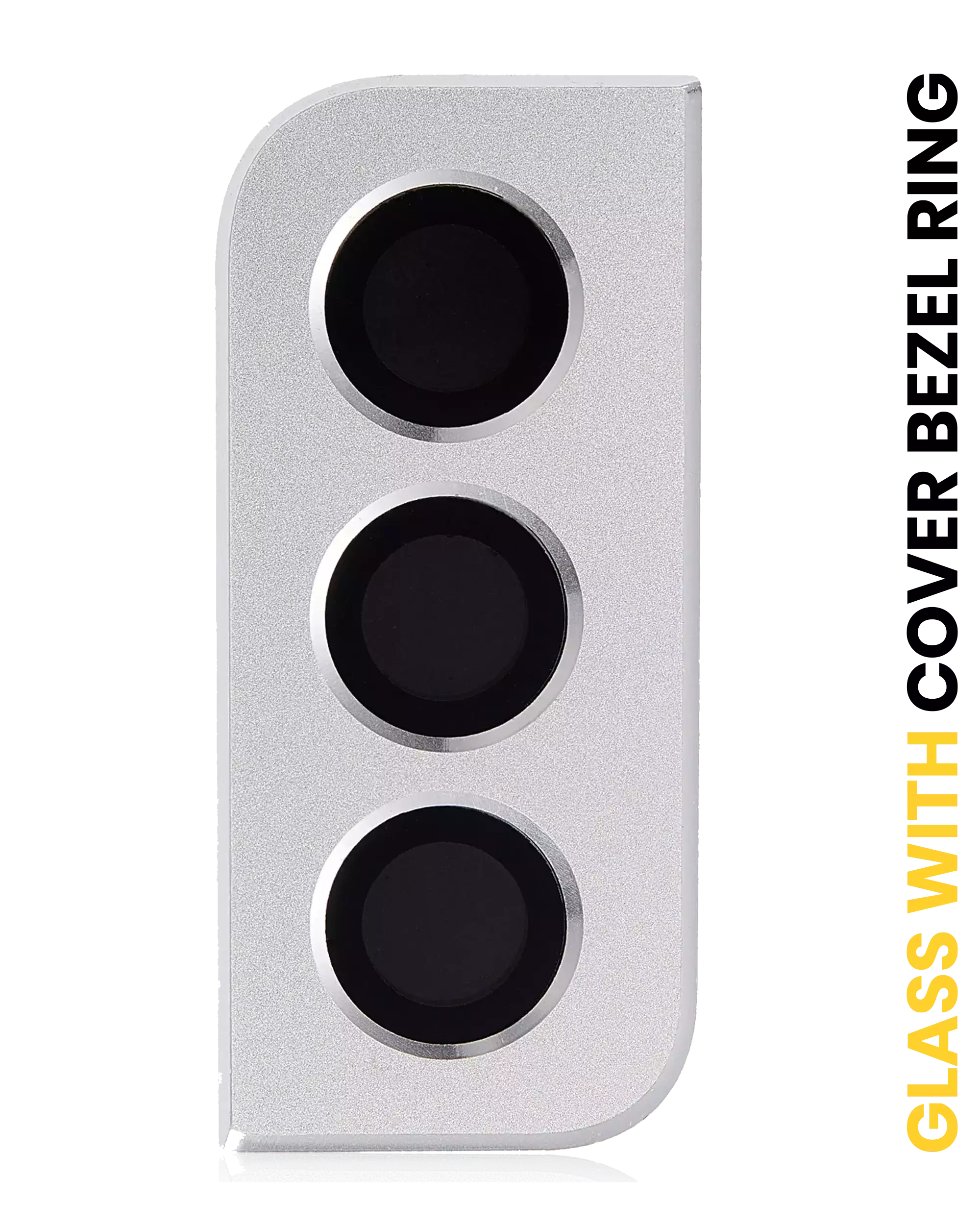 Back Camera Lens With Cover Bezel Ring Compatible For Samsung Galaxy S21 5G (Phantom White)