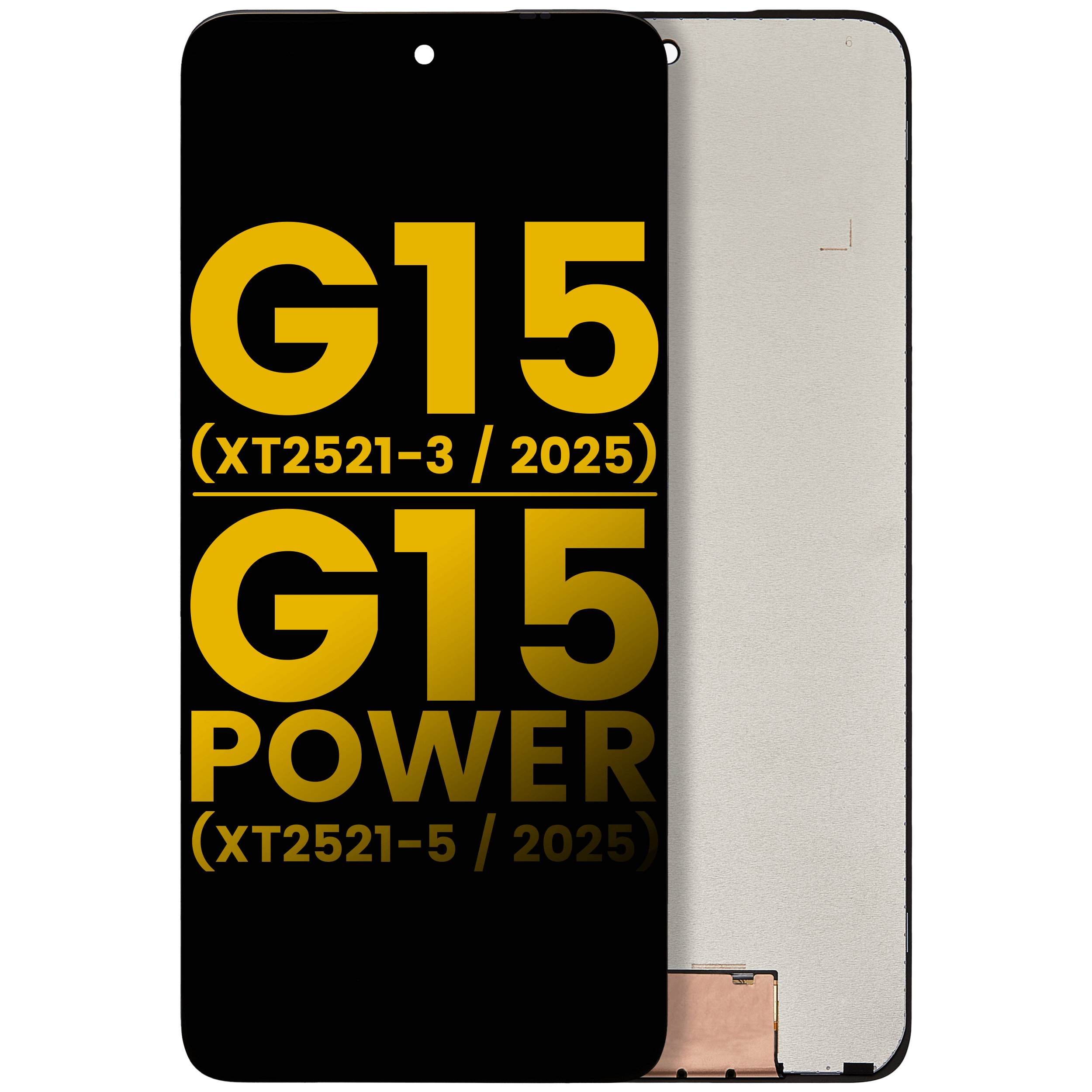 Lcd Assembly Without Frame Compatible For Motorola Moto G15 (Xt2521-3 /2025) / G15 Power (Xt2521-5 /2025) (Refurbished) (All Colors)