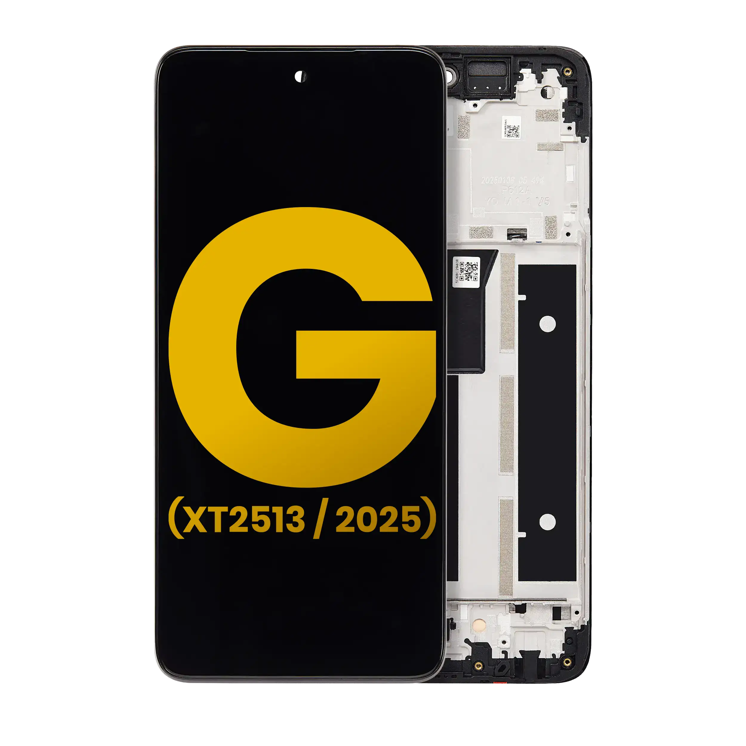 Lcd Assembly With Frame Compatible For Motorola Moto G 5G (Xt2513 / 2025) (Refurbished) (All Colors)