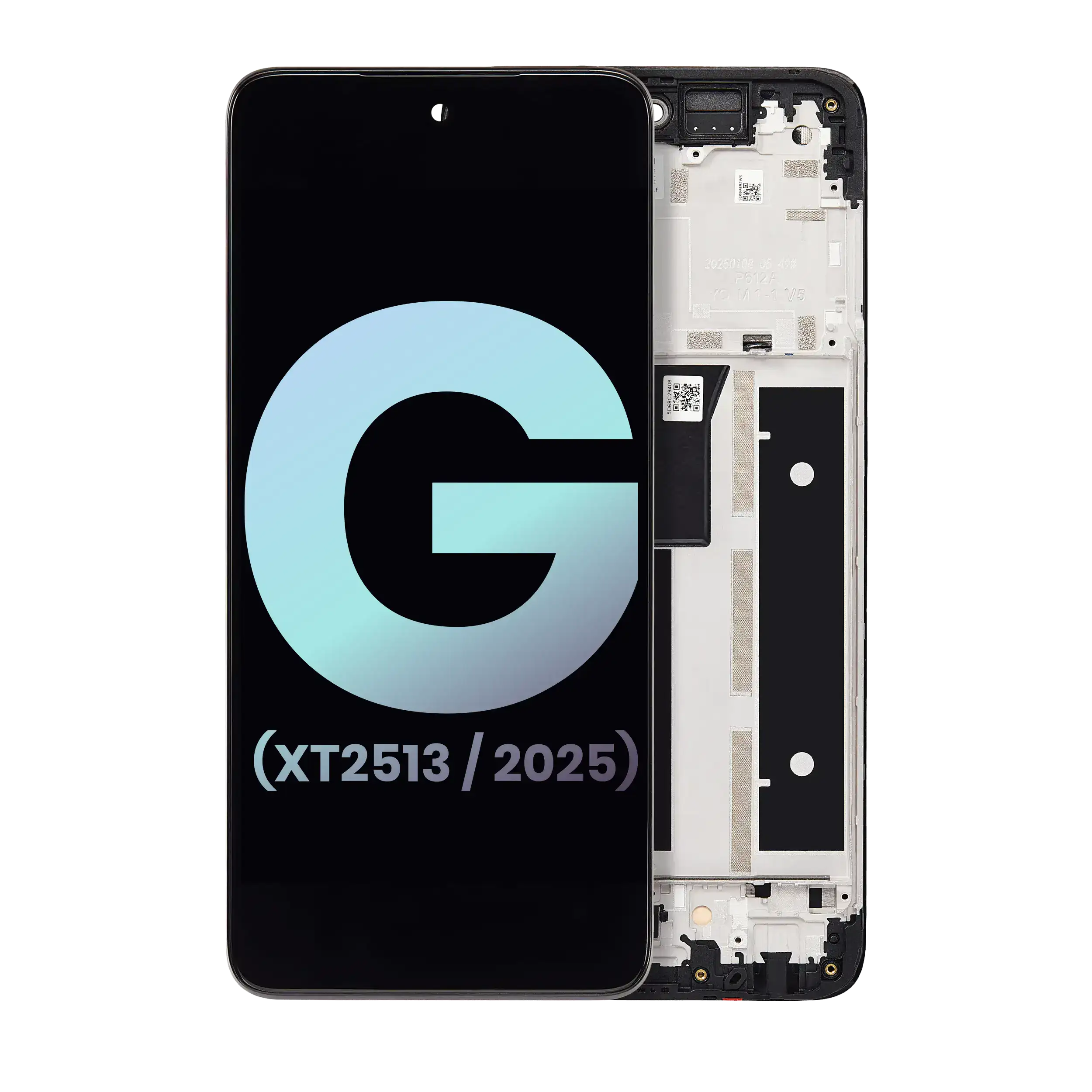 Lcd Assembly With Frame Compatible For Motorola Moto G 5G (Xt2513 / 2025) (Official - Not Aftermarket) (All Colors)