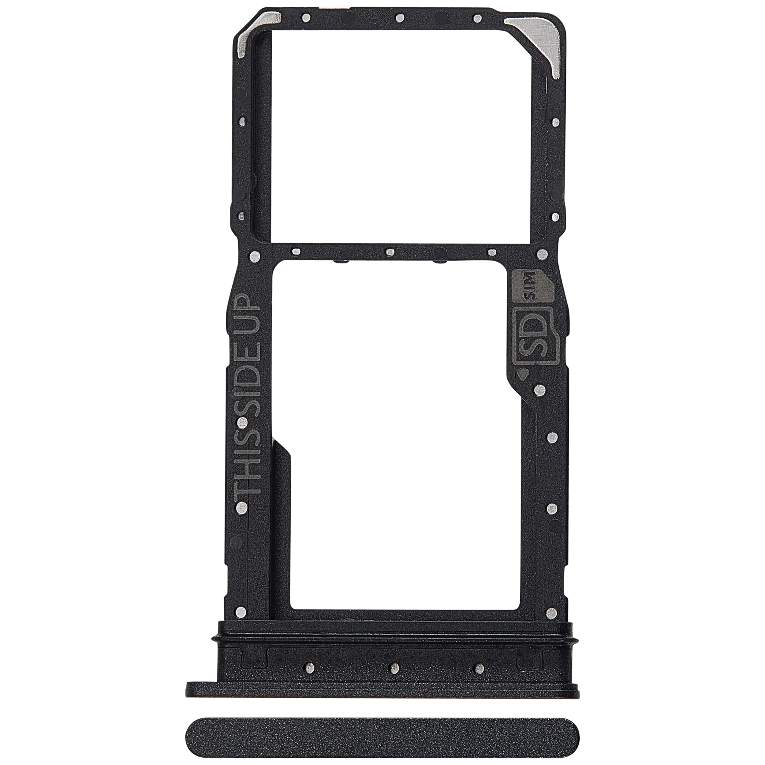 Single Sim Card Tray Compatible For Motorola Moto G 5G (Xt2513 / 2025) (Premium) (Forest Gray)