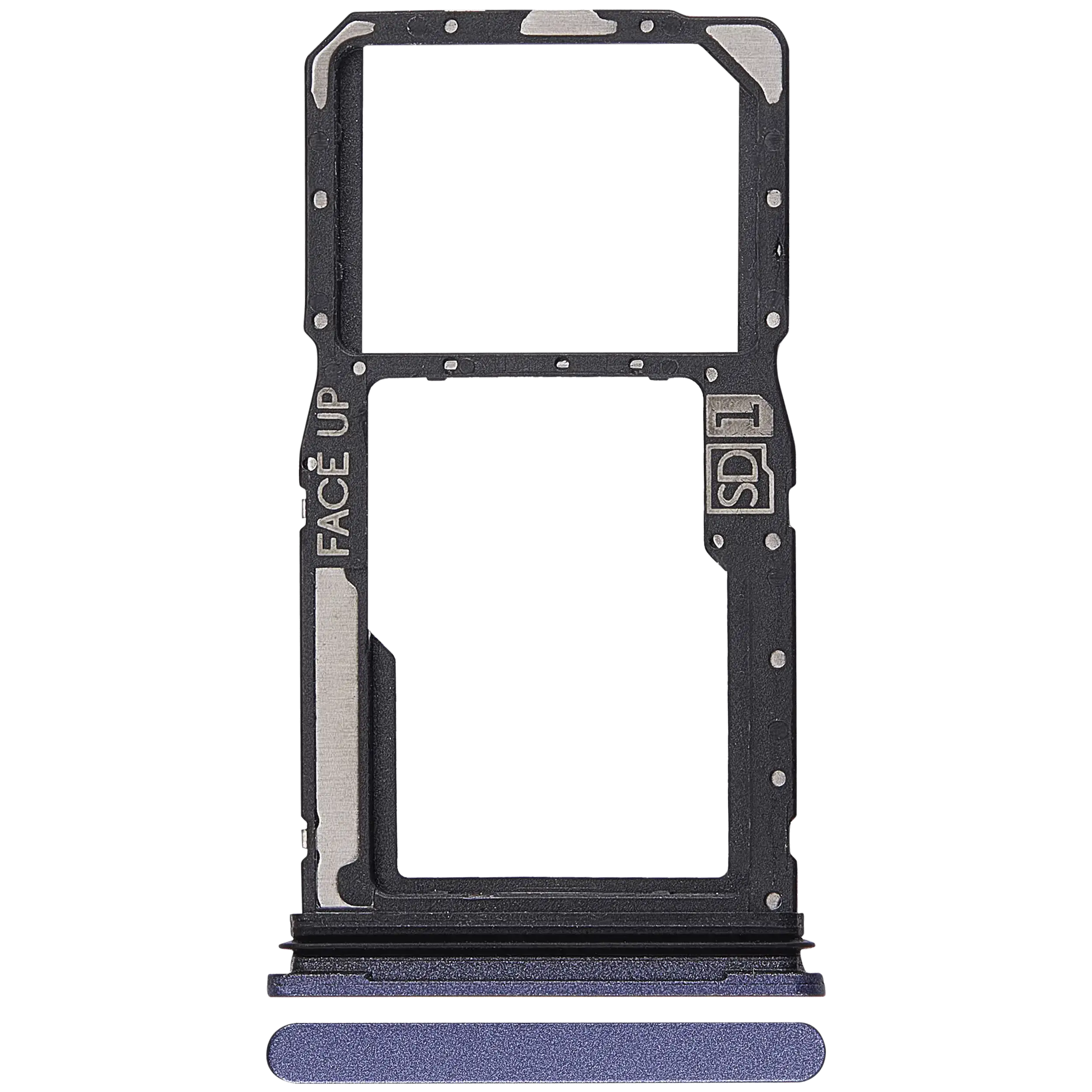 Single Sim Card Tray Compatible For Motorola Moto G Power 5G (Xt2515 / 2025) (Premium) (Slate Gray)