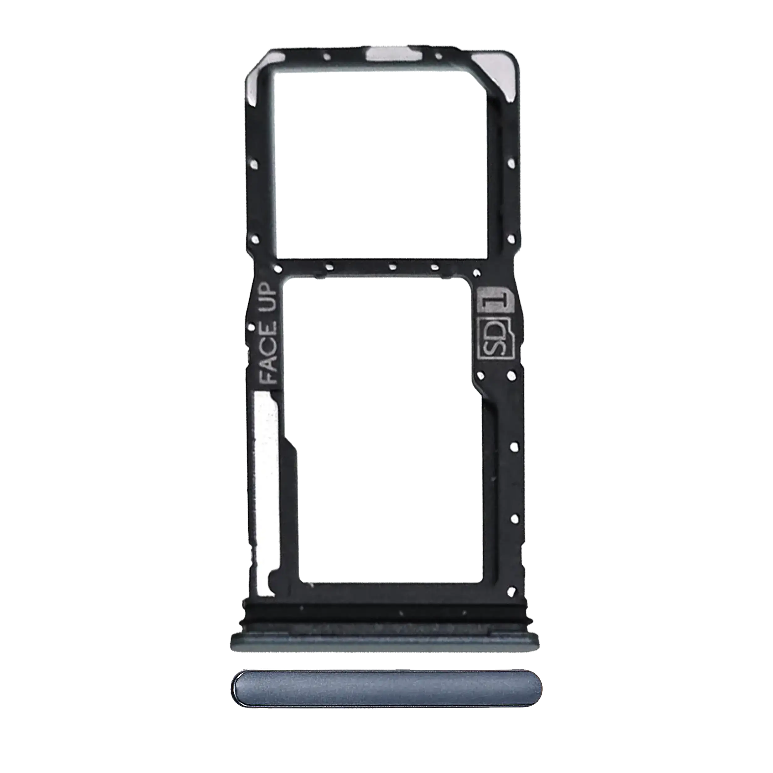 Single Sim Card Tray Compatible For Motorola Moto G Power 5G (Xt2515 / 2025) (Official - Not Aftermarket) (Slate Gray)