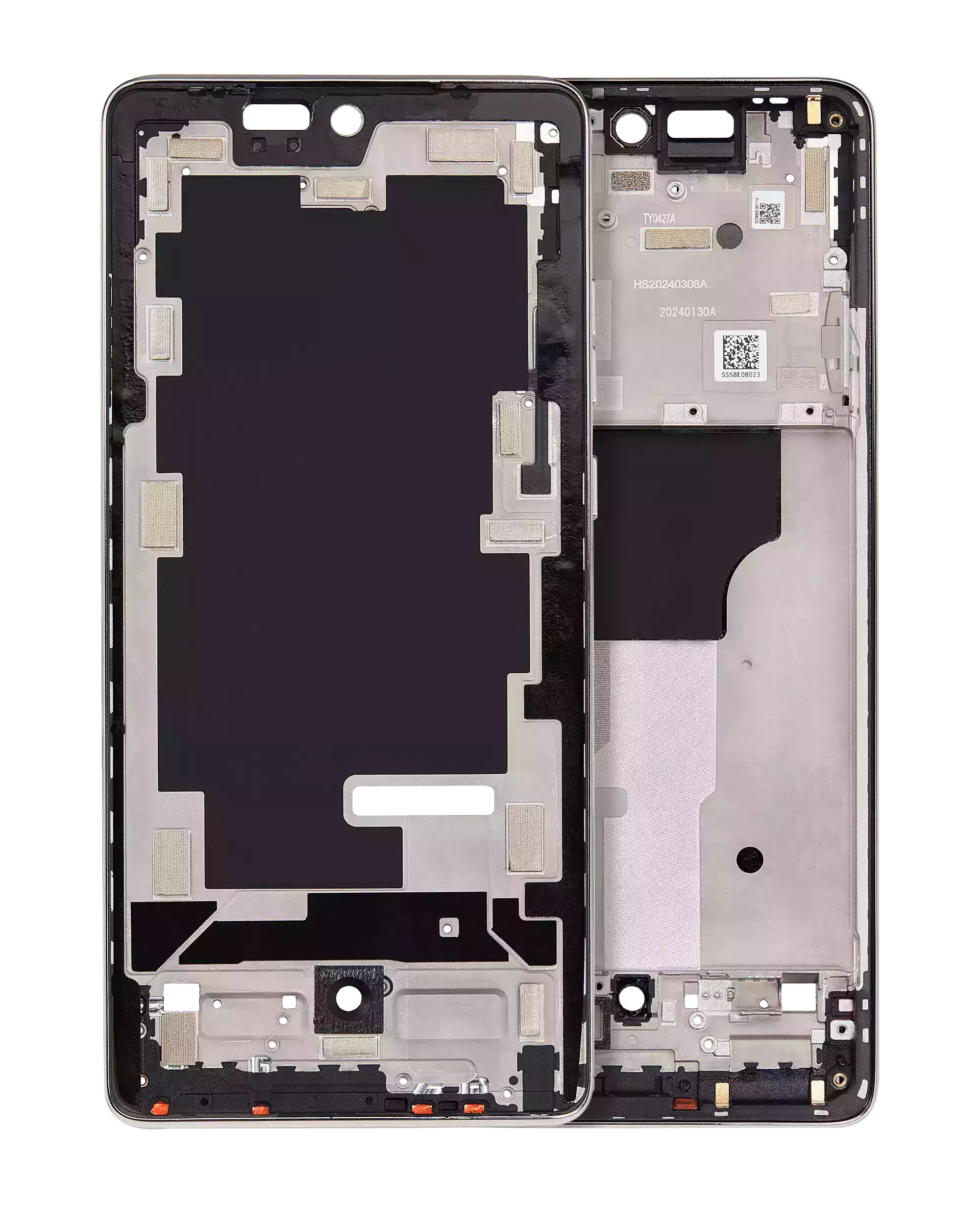 Mid-Frame Housing Compatible For Motorola Moto G Stylus 5G (Xt2419 / 2024) (Caramel Latte)