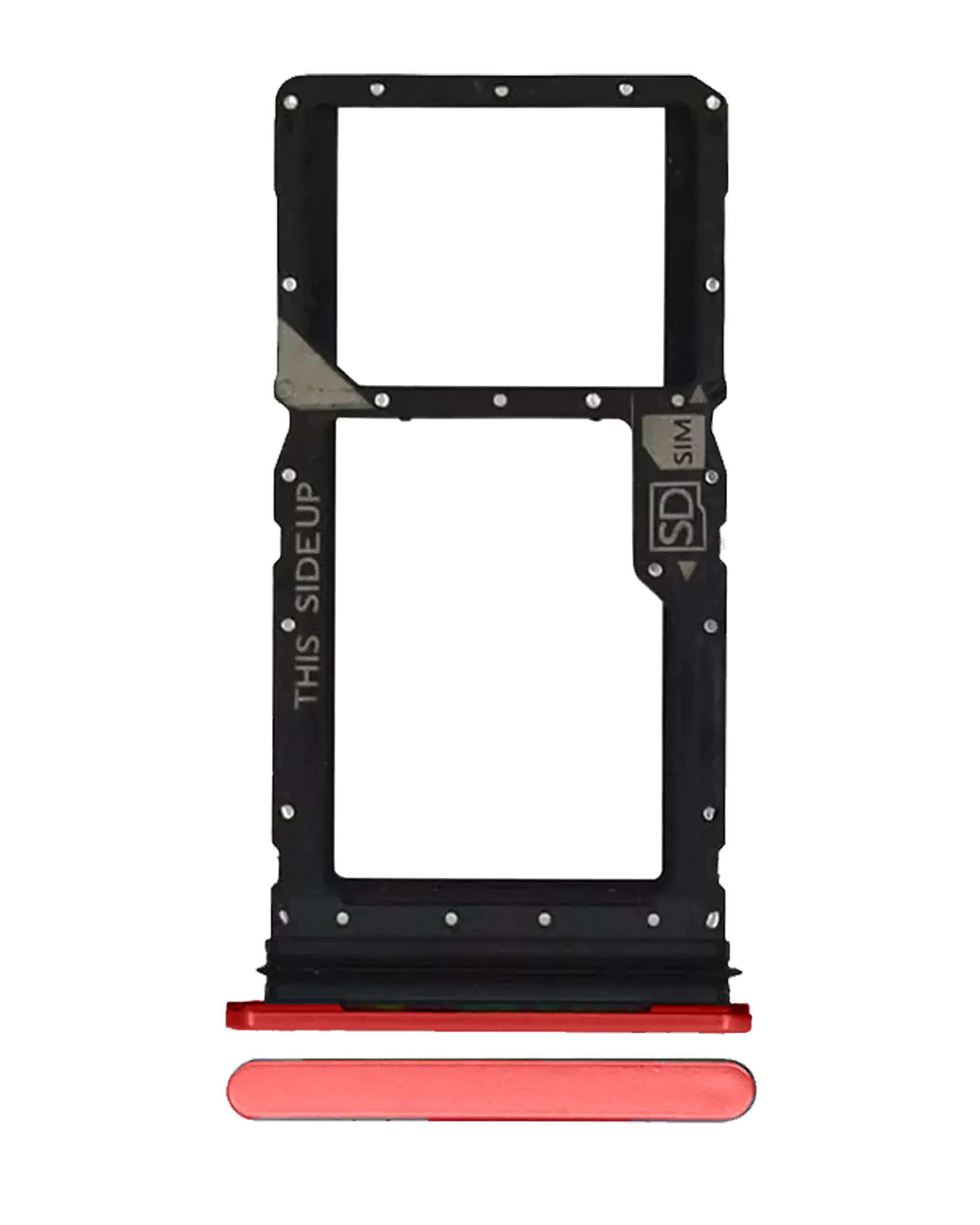 Sim Card Tray Compatible For Motorola Moto G Stylus 5G (Xt2419 / 2024) (Official - Not Aftermarket) (Scarlet Wave)