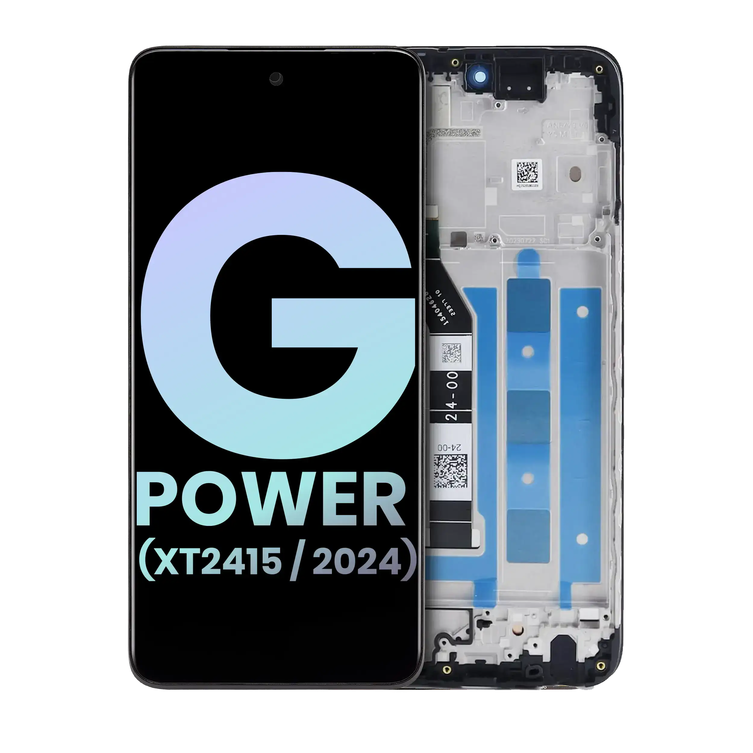 Lcd Assembly With Frame Compatible For Motorola Moto G Power 5G (Xt2415 / 2024) (Official - Not Aftermarket) (All Colors)