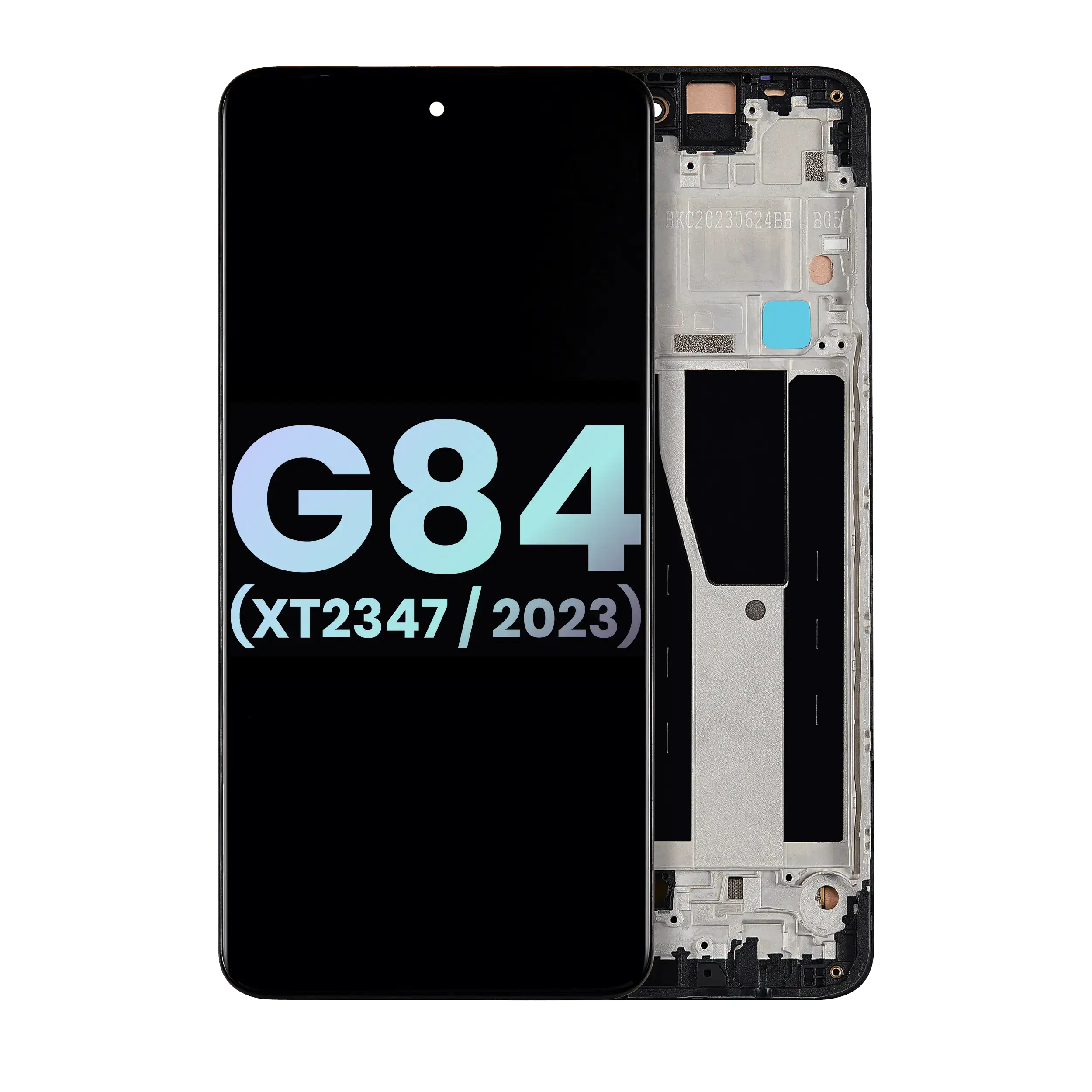 Oled Assembly With Frame Compatible For Motorola Moto G84 (Xt2347 / 2023) (Official - Not Aftermarket) (All Colors)