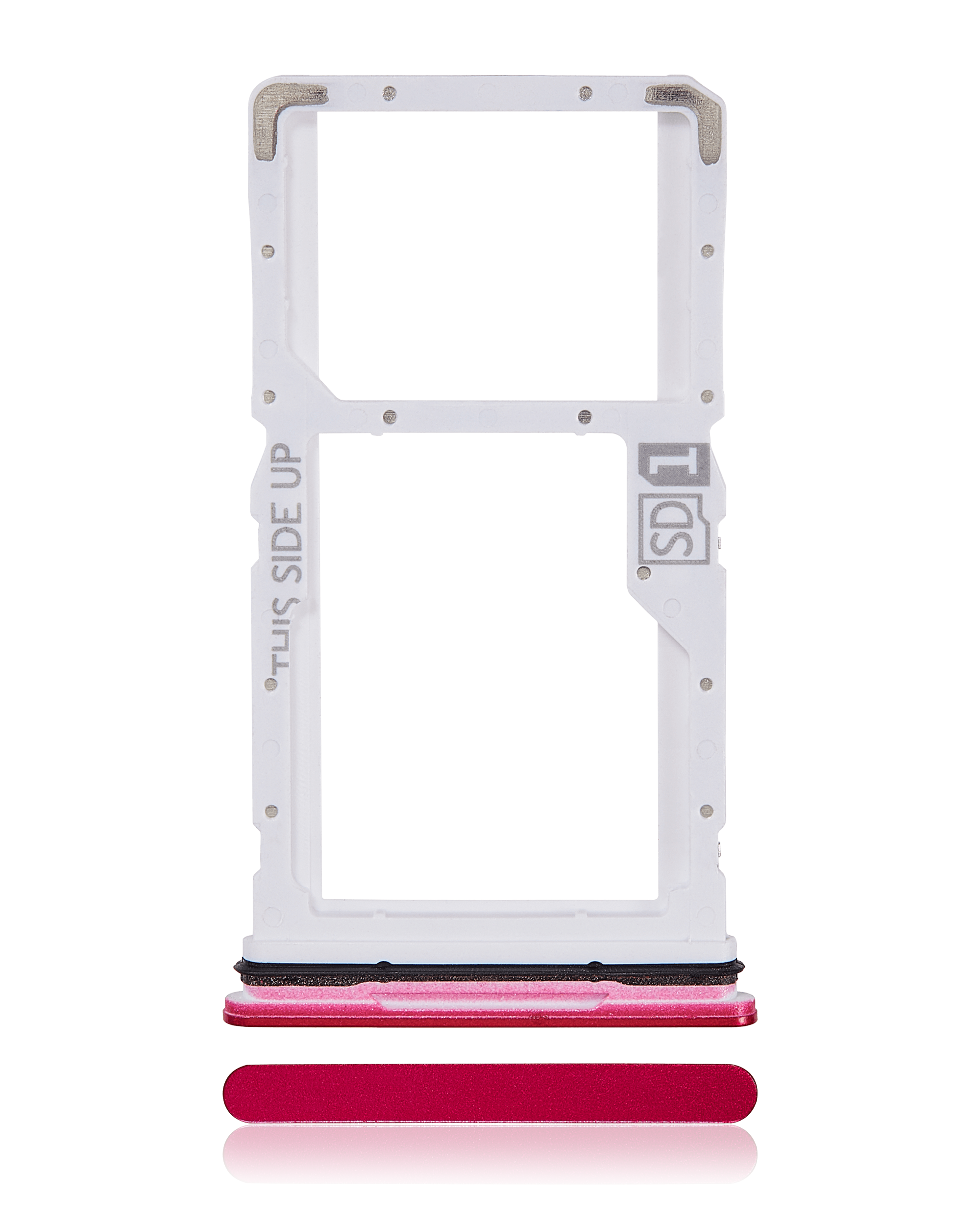 Single Sim Card Tray Compatible For Motorola Moto G84 (Xt2347 / 2023) (Viva Magenta)