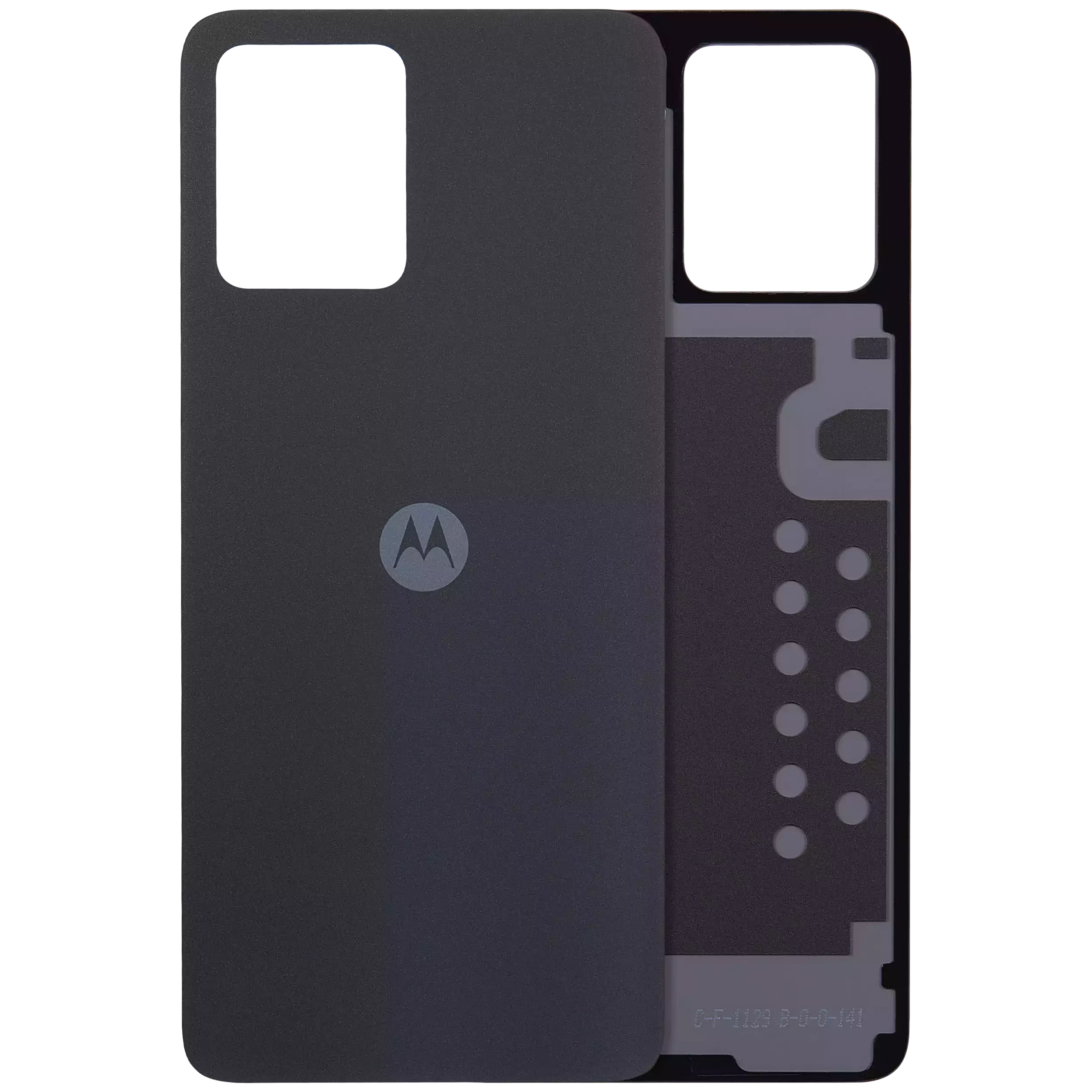 Back Cover Glass Compatible For Motorola Moto G54 (Xt2343 / 2023) (Official - Not Aftermarket) (Black)