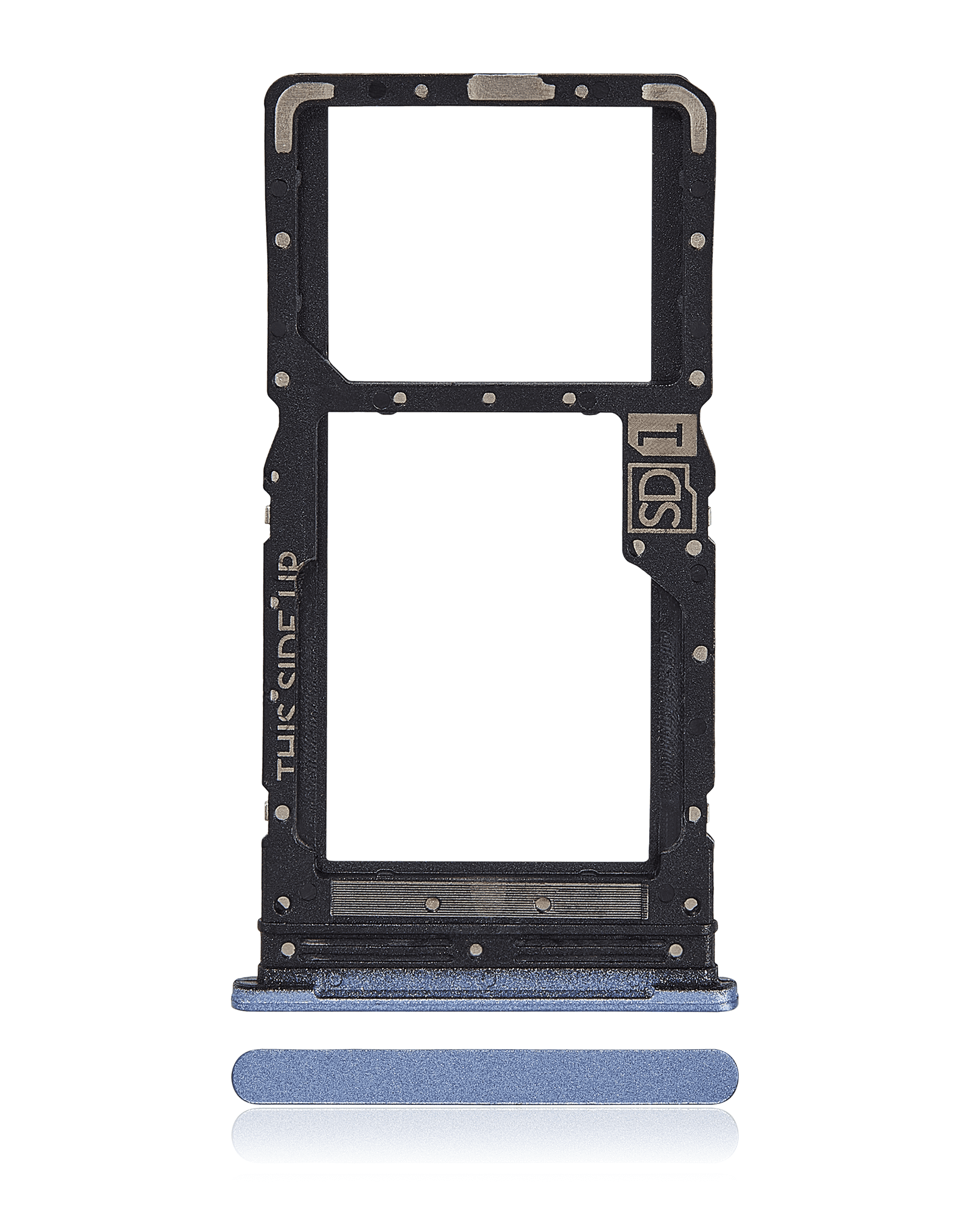 Single Sim Card Tray Compatible For Motorola Moto G34 (Xt2363 /2023) (Ice Blue)