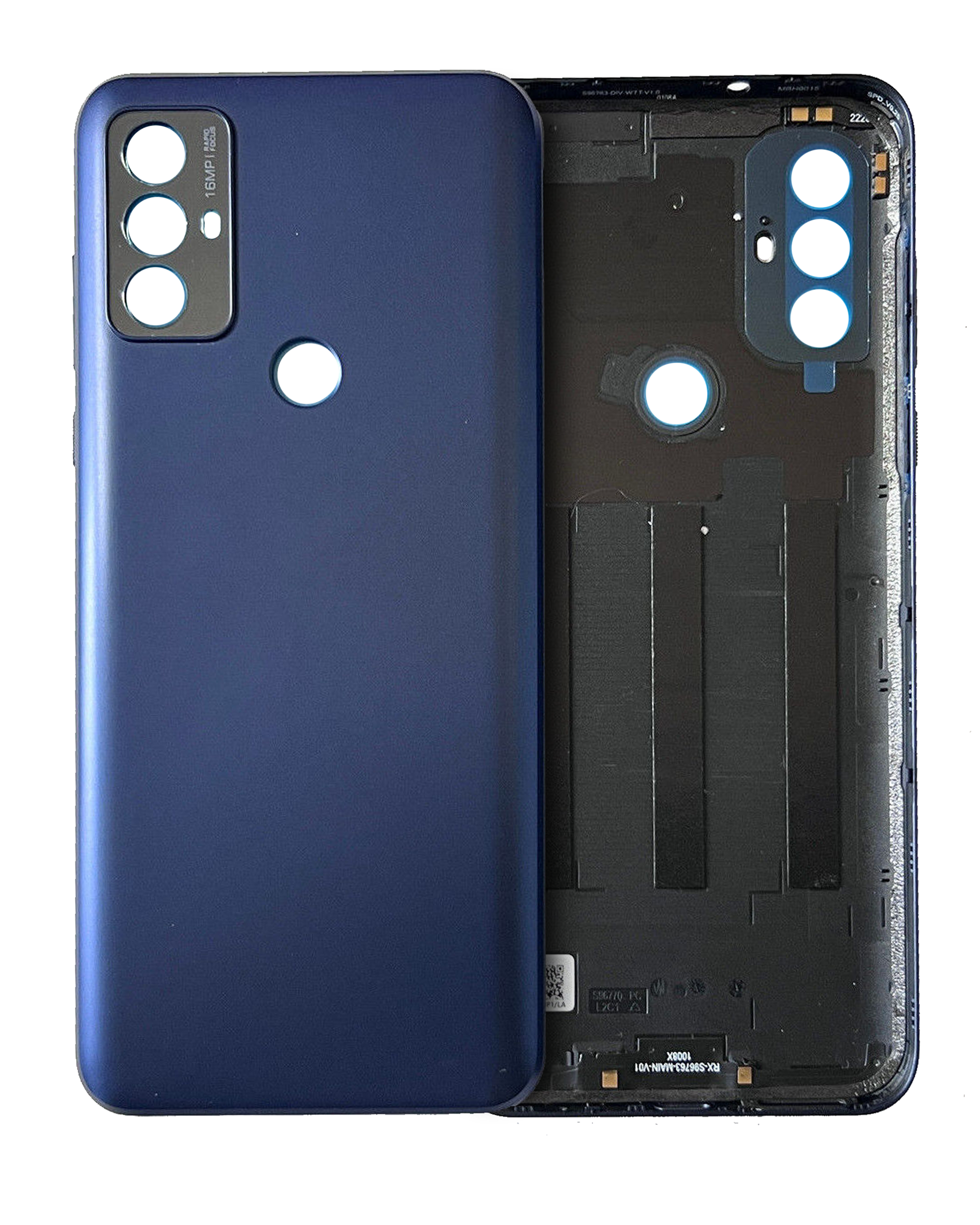 Back Cover Glass Compatible For Motorola Moto G Play (Xt2271 / 2023) (Official - Not Aftermarket) (Deep Indigo)