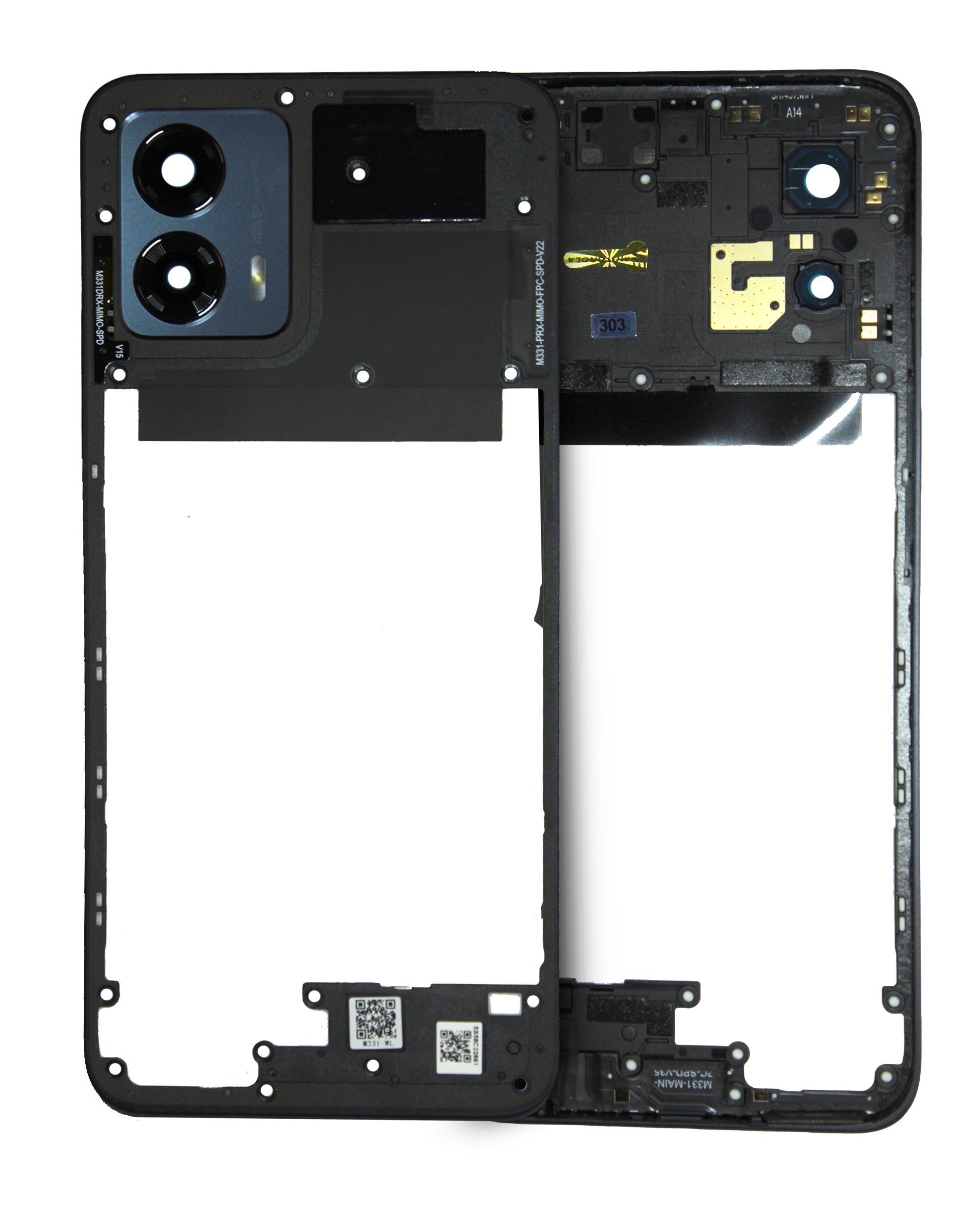 Back Housing Compatible For Motorola Moto G 5G (Xt2313 / 2023) (Official - Not Aftermarket) (Basalt Blue)