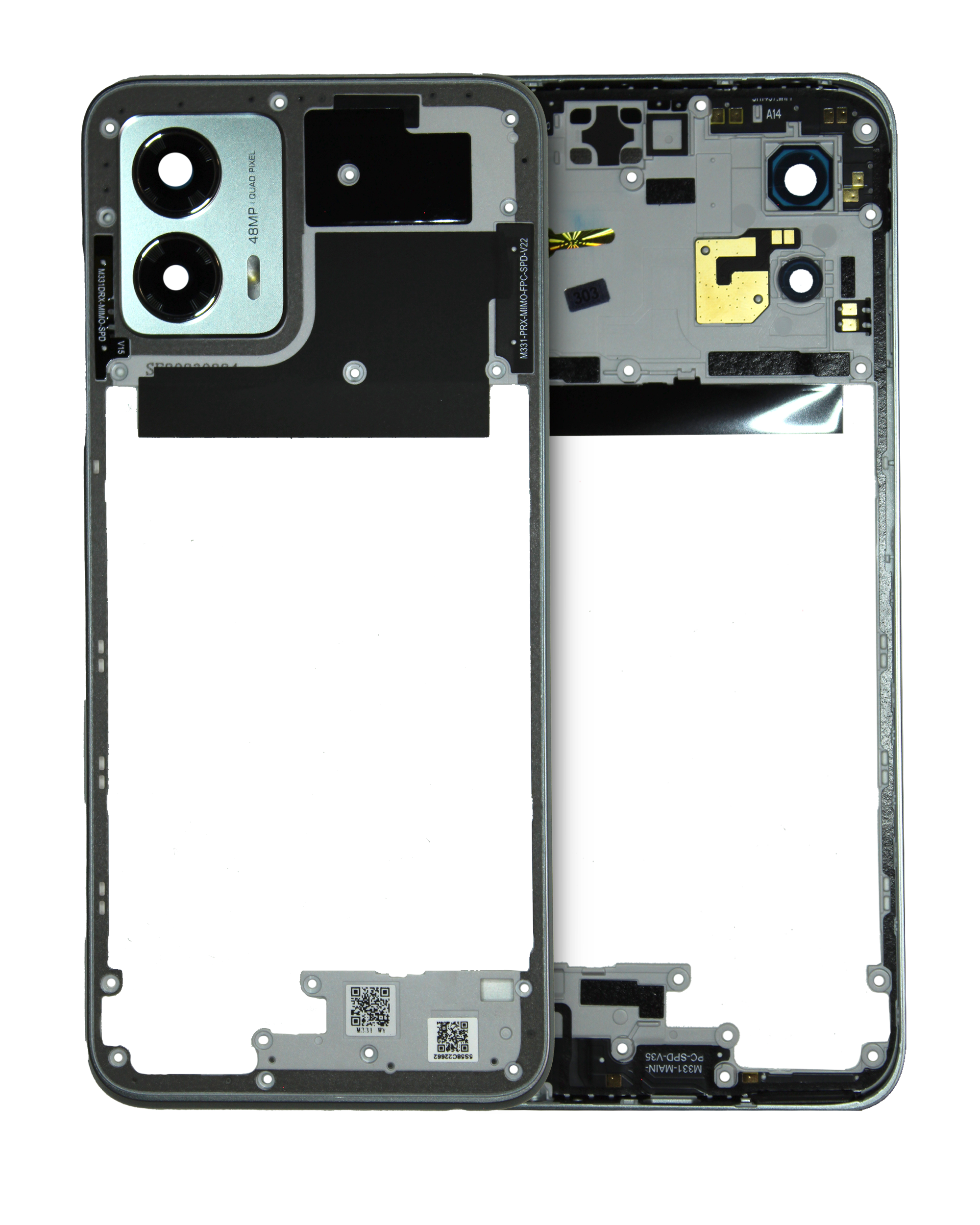 Back Housing Compatible For Motorola Moto G 5G (Xt2313 / 2023) (Official - Not Aftermarket) (Harbor Mist)