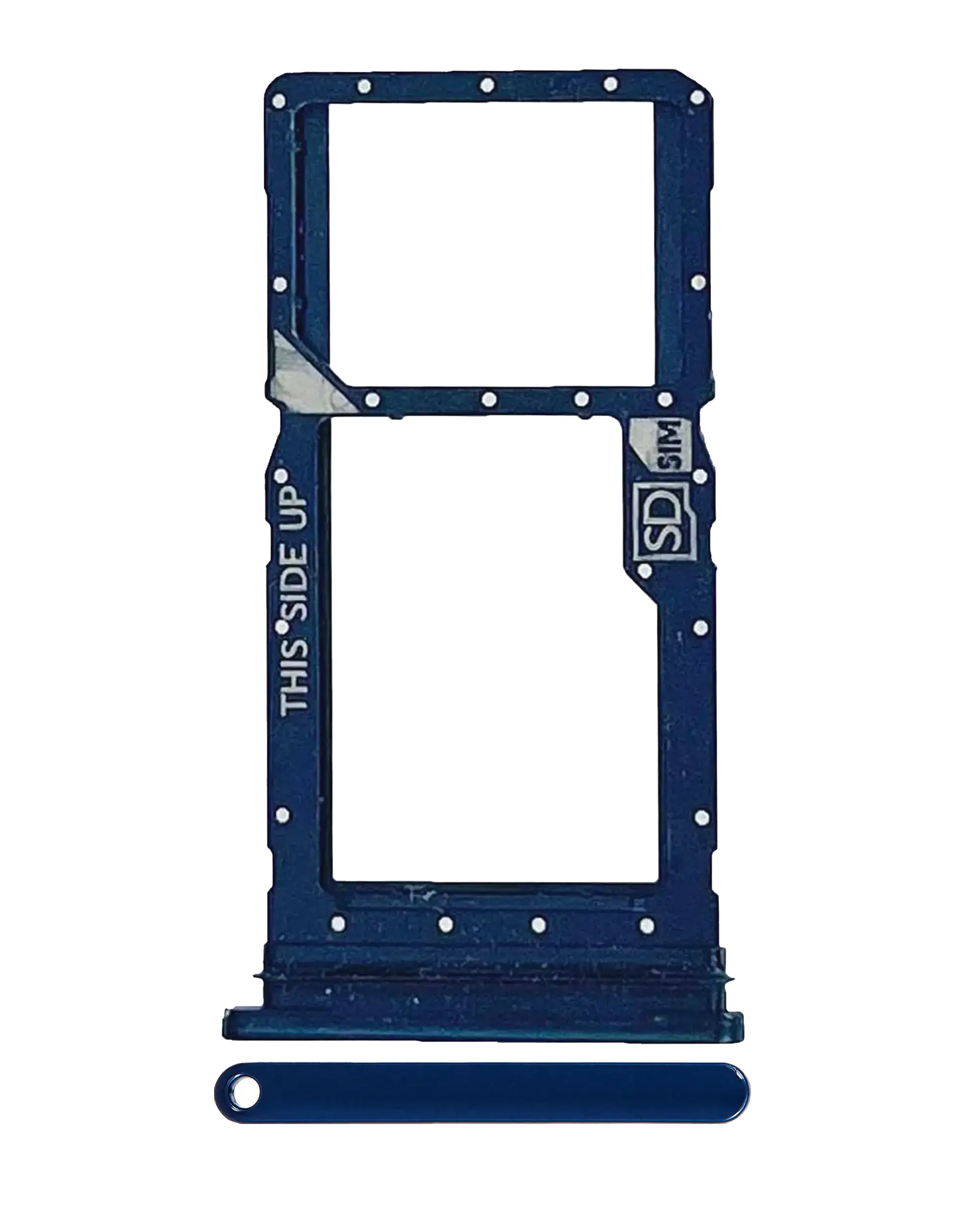 Single Sim Card Tray Compatible For Motorola Moto G 5G (Xt2313 / 2023) (Official - Not Aftermarket) (Ink Blue)