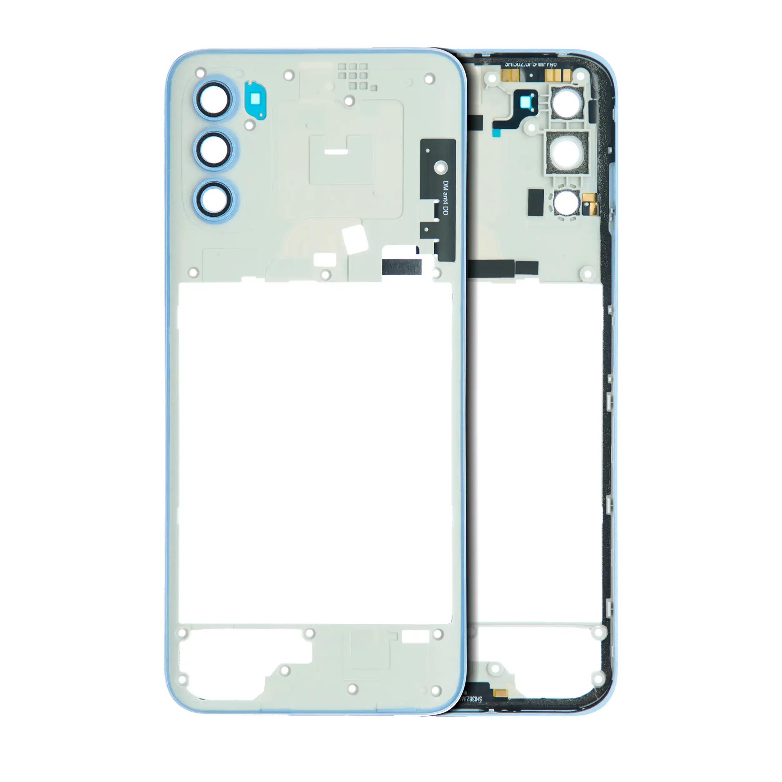Mid-Frame Housing Compatible For Motorola Moto G71 5G (Xt2169 / 2022) (Arctic Blue)