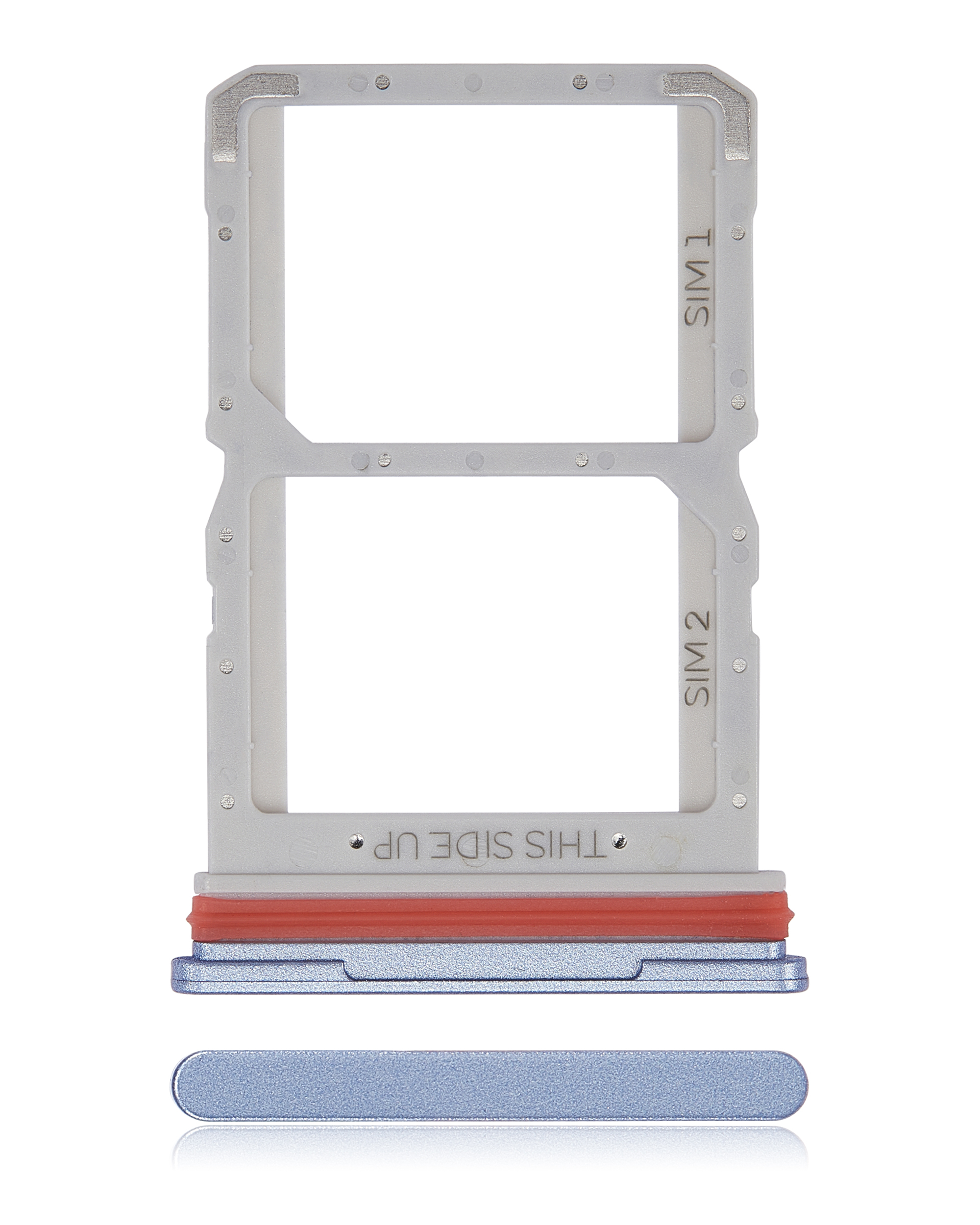Dual Sim Card Tray Compatible For Motorola Moto G71 5G (Xt2169 / 2022) (Arctic Blue)