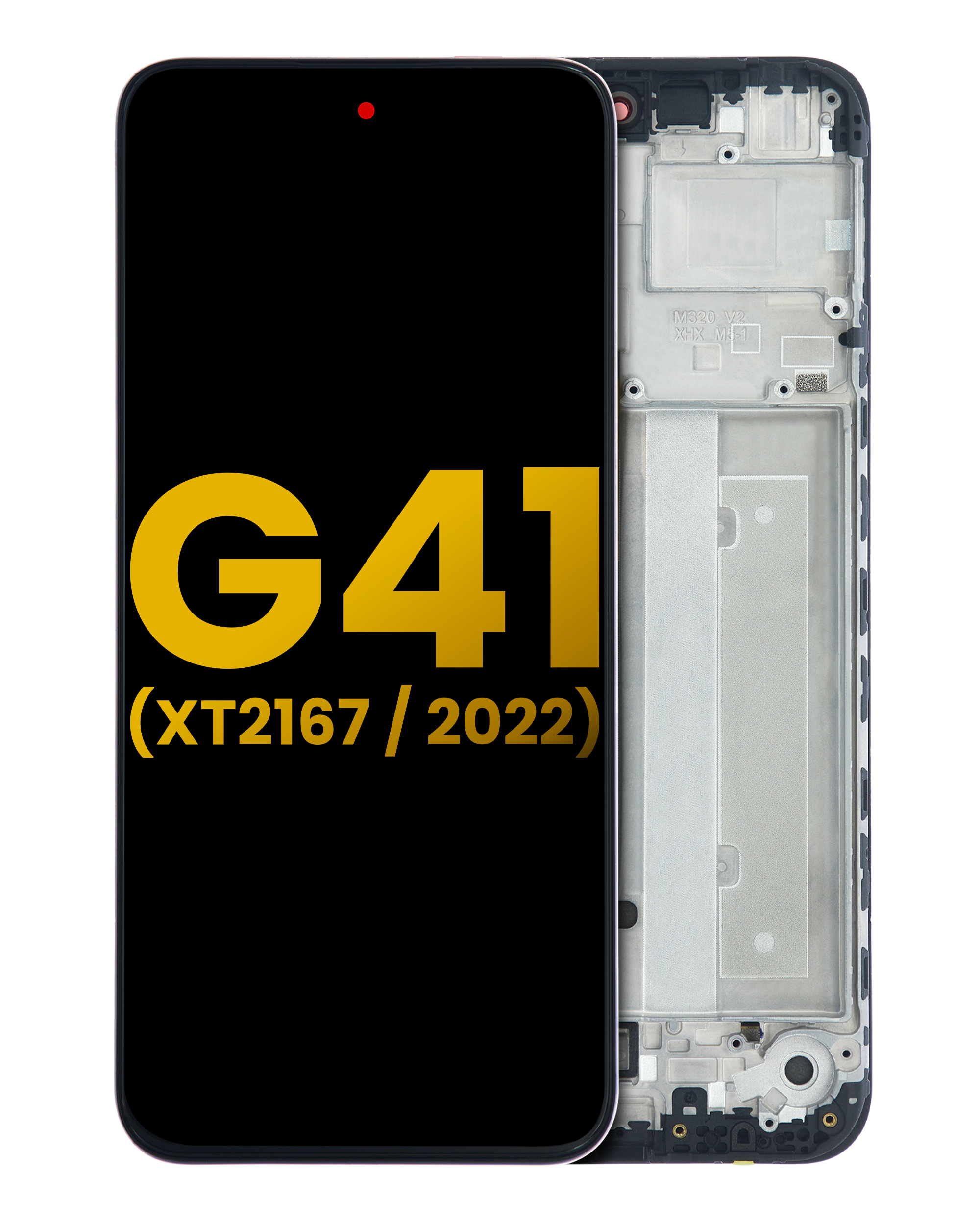 Oled Assembly With Frame Compatible For Motorola Moto G41 (Xt2167 / 2022) (Refurbished) (All Colors)