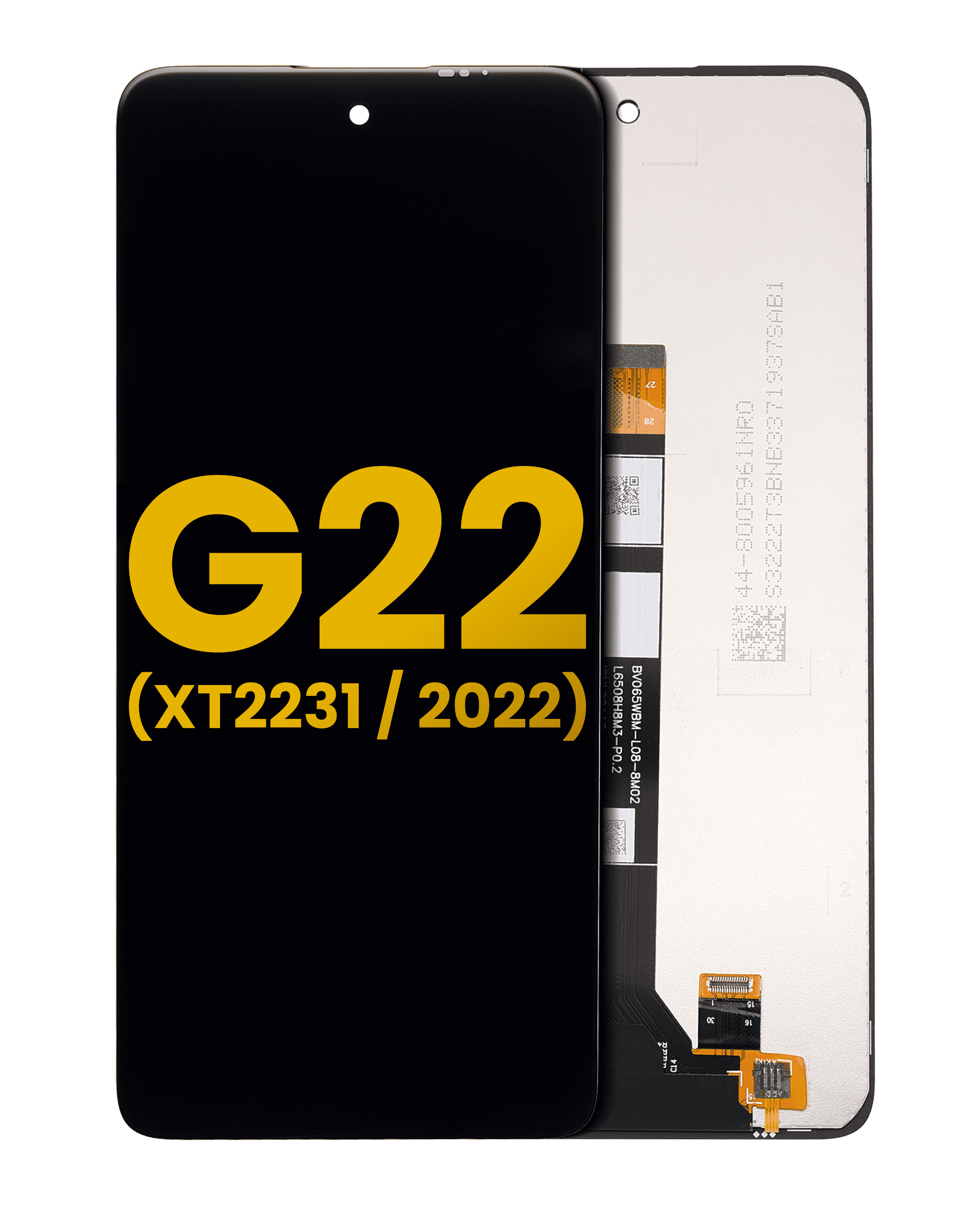 Lcd Assembly Without Frame Compatible For Motorola Moto G22 (Xt2231 / 2022) (Refurbished) (All Colors)