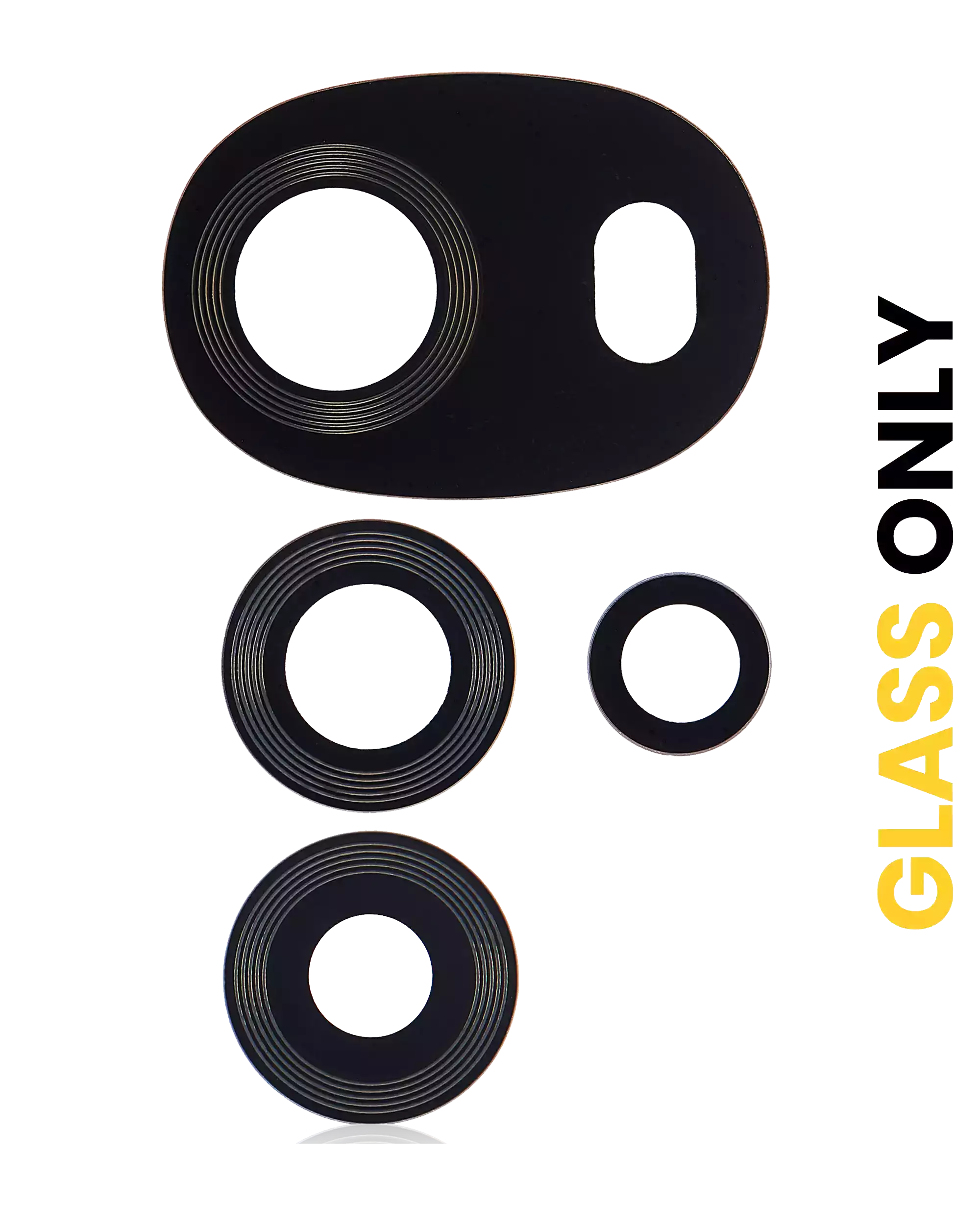 Back Camera Lens (Glass Only) Compatible For Motorola Moto G22 (Xt2231 / 2022) (4 Piece Set)