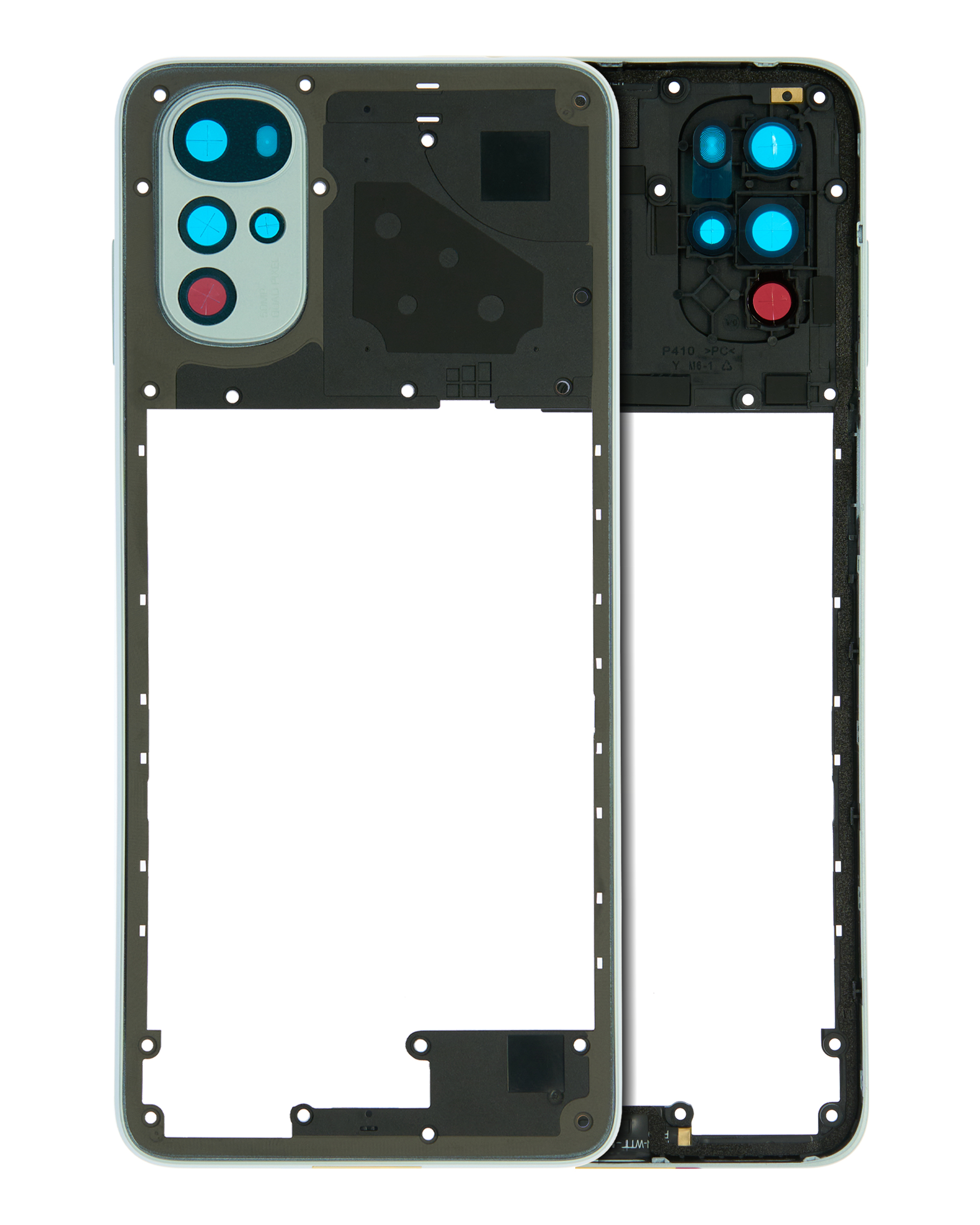 Mid-Frame Housing Compatible For Motorola Moto G22 (Xt2231 / 2022) (Mint Green)