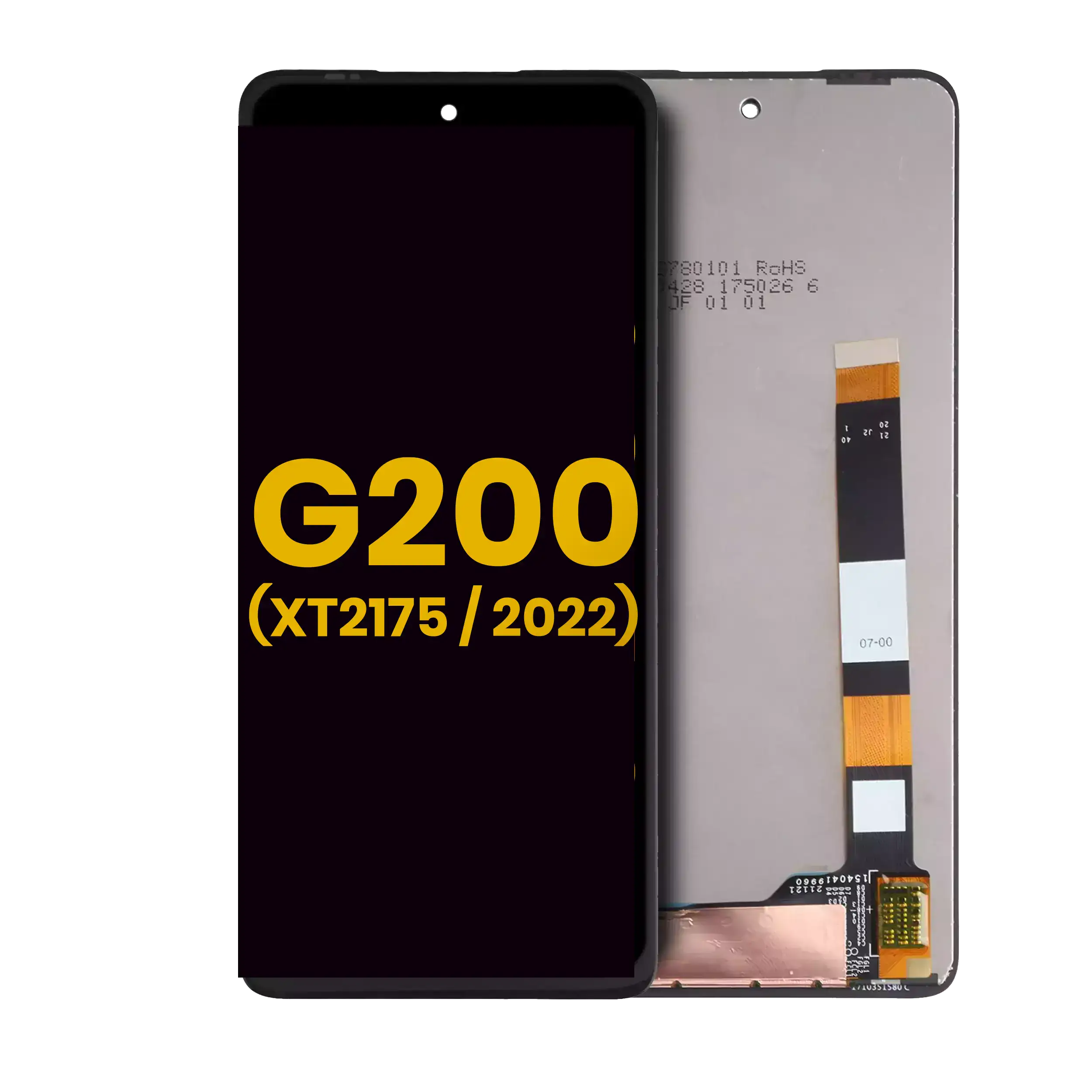 Lcd Assembly Without Frame Compatible For Motorola Moto G200 5G (Xt2175 / 2022) (Refurbished) (All Colors)