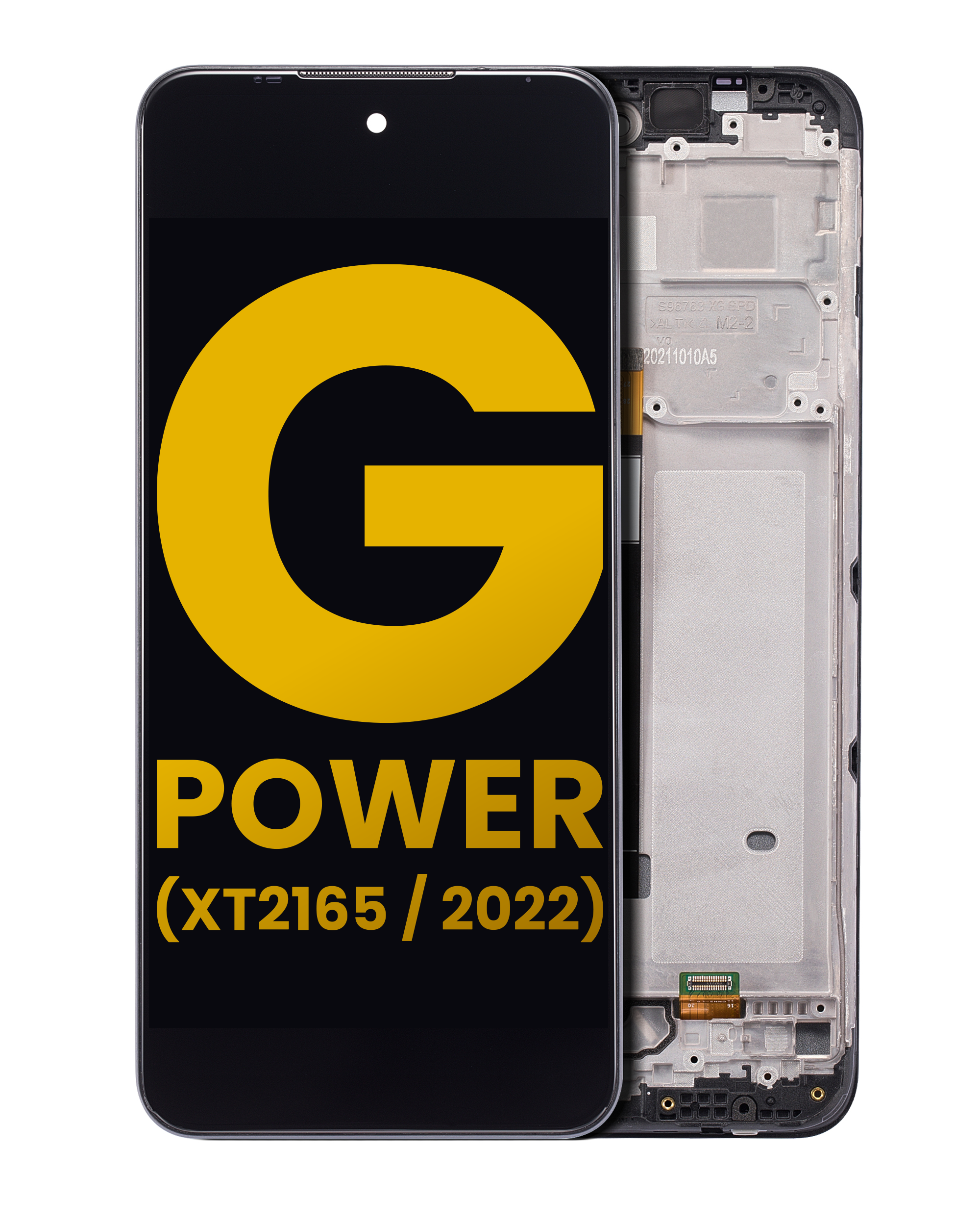 Lcd Assembly With Frame Compatible For Motorola Moto G Power (Xt2165 / 2022) (Refurbished) (All Colors)