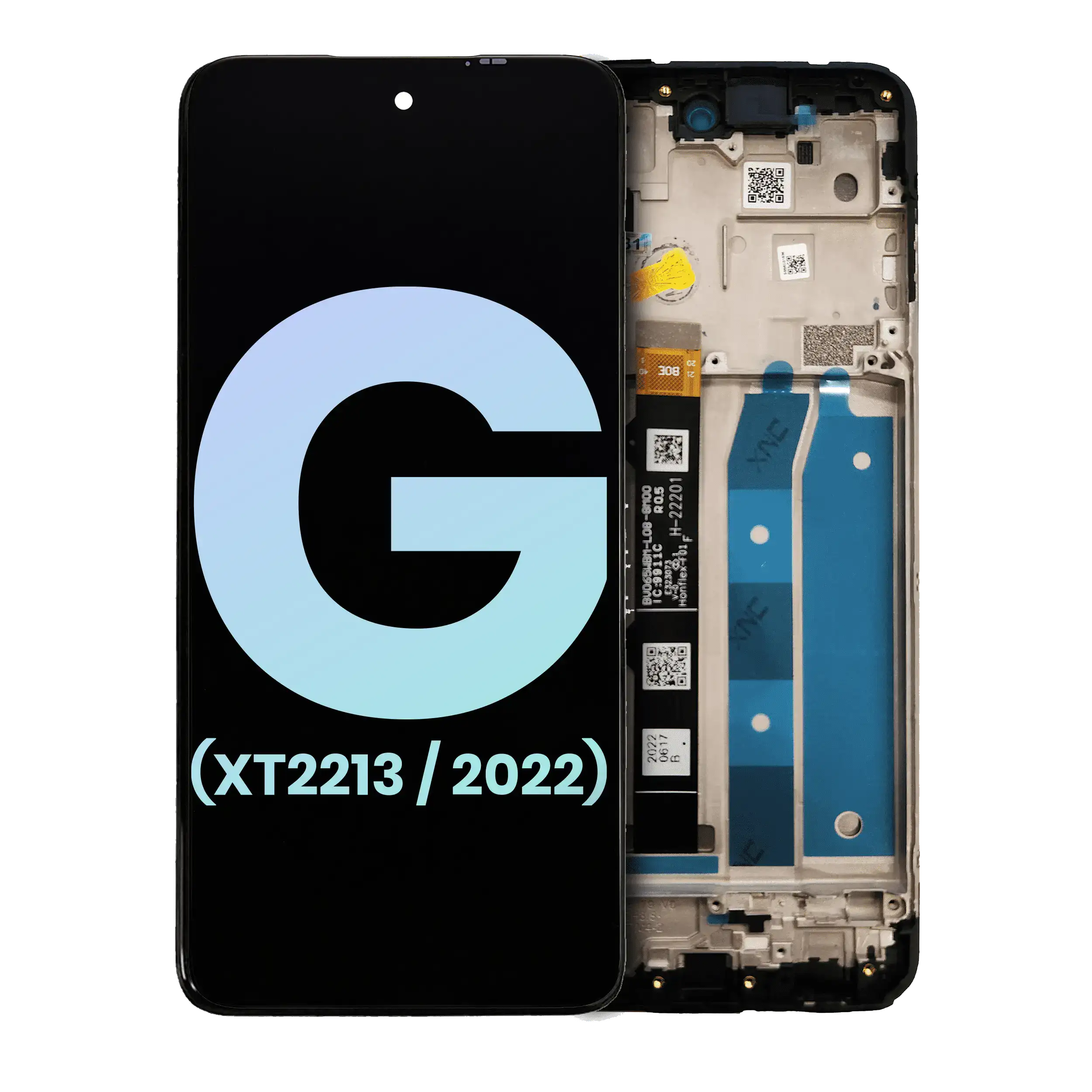 Lcd Assembly With Frame Compatible For Motorola Moto G 5G (Xt2213 / 2022) (Official - Not Aftermarket) (All Colors)