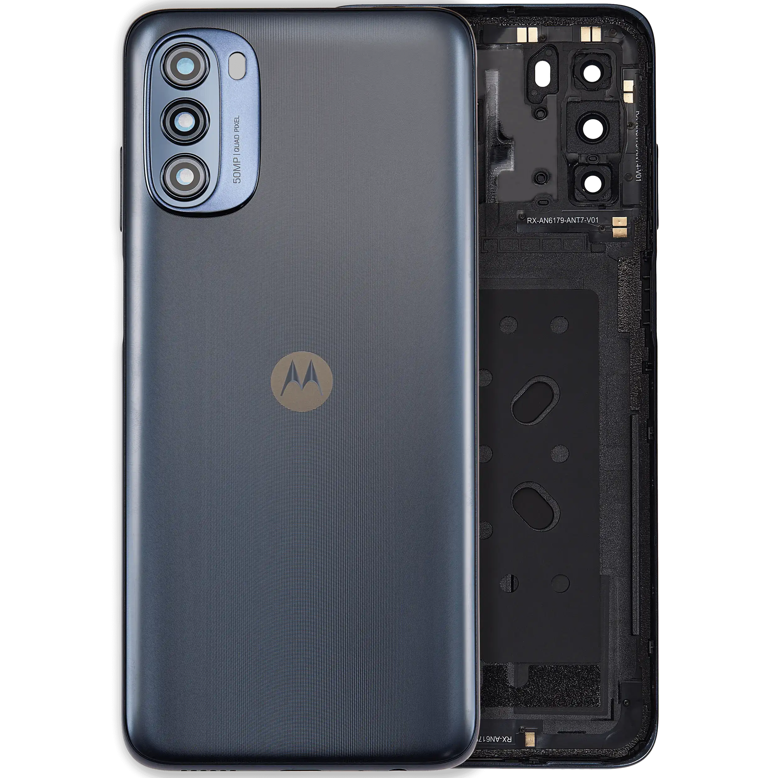 Back Cover Compatible For Motorola Moto G 5G (Xt2213 / 2022) (Moonlight Gray) (Official - Not Aftermarket)