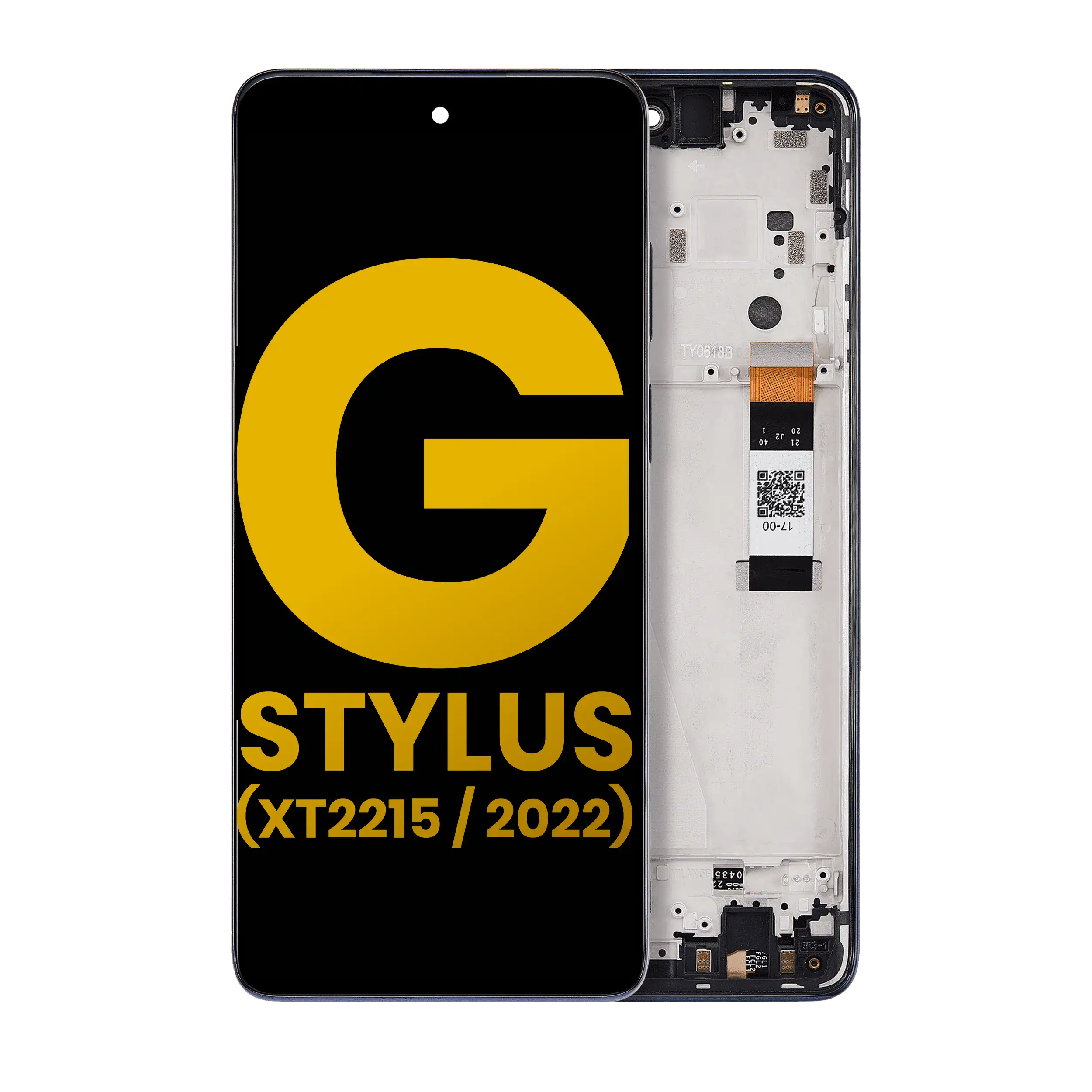 Lcd Assembly With Frame Compatible For Motorola Moto G Stylus 5G (Xt2215 / 2022) (Refurbished) (Steel Blue)