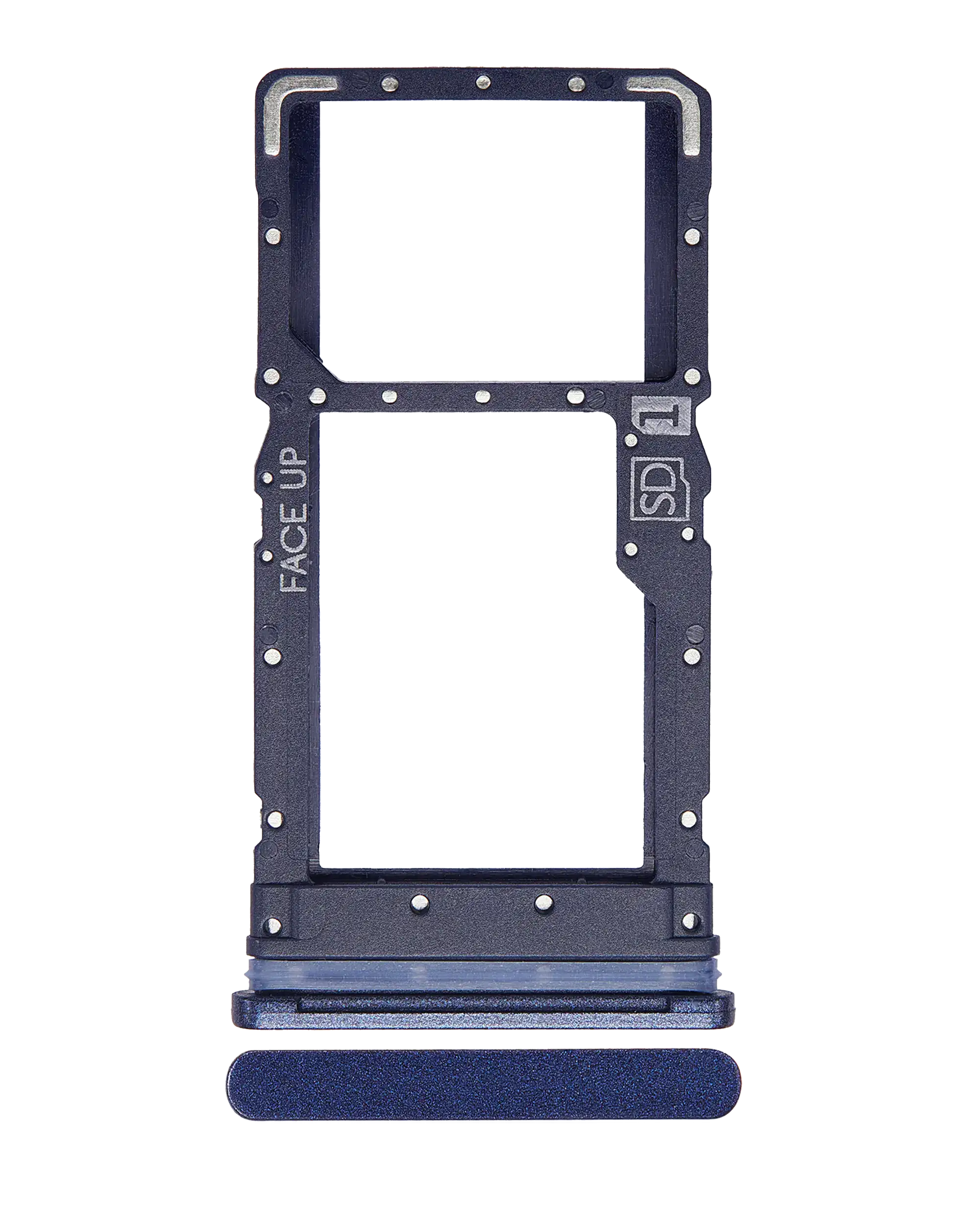Single Sim Card Tray Compatible For Motorola Moto G Stylus 4G (Xt2211 / 2022) (Twilight Blue)