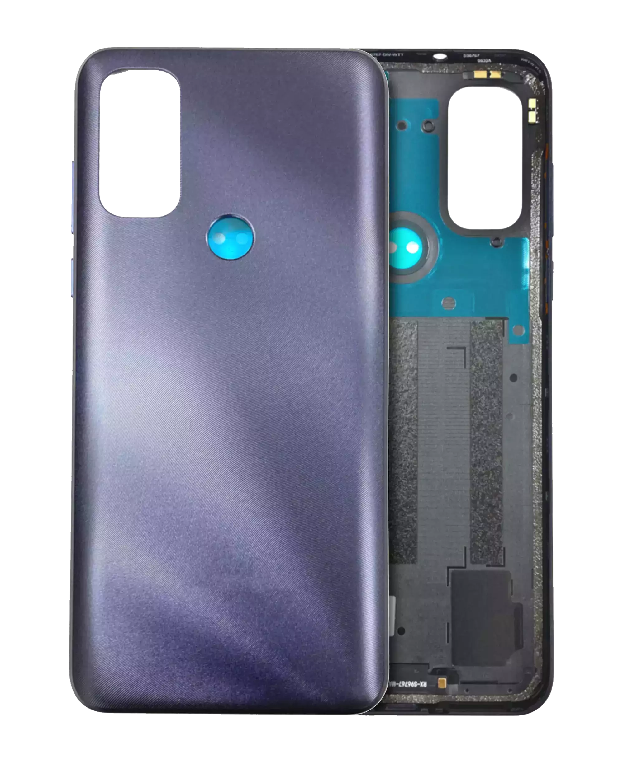 Back Cover Glass Compatible For Motorola Moto G Pure (Xt2163 / 2021) (Official - Not Aftermarket) (Deep Indigo)