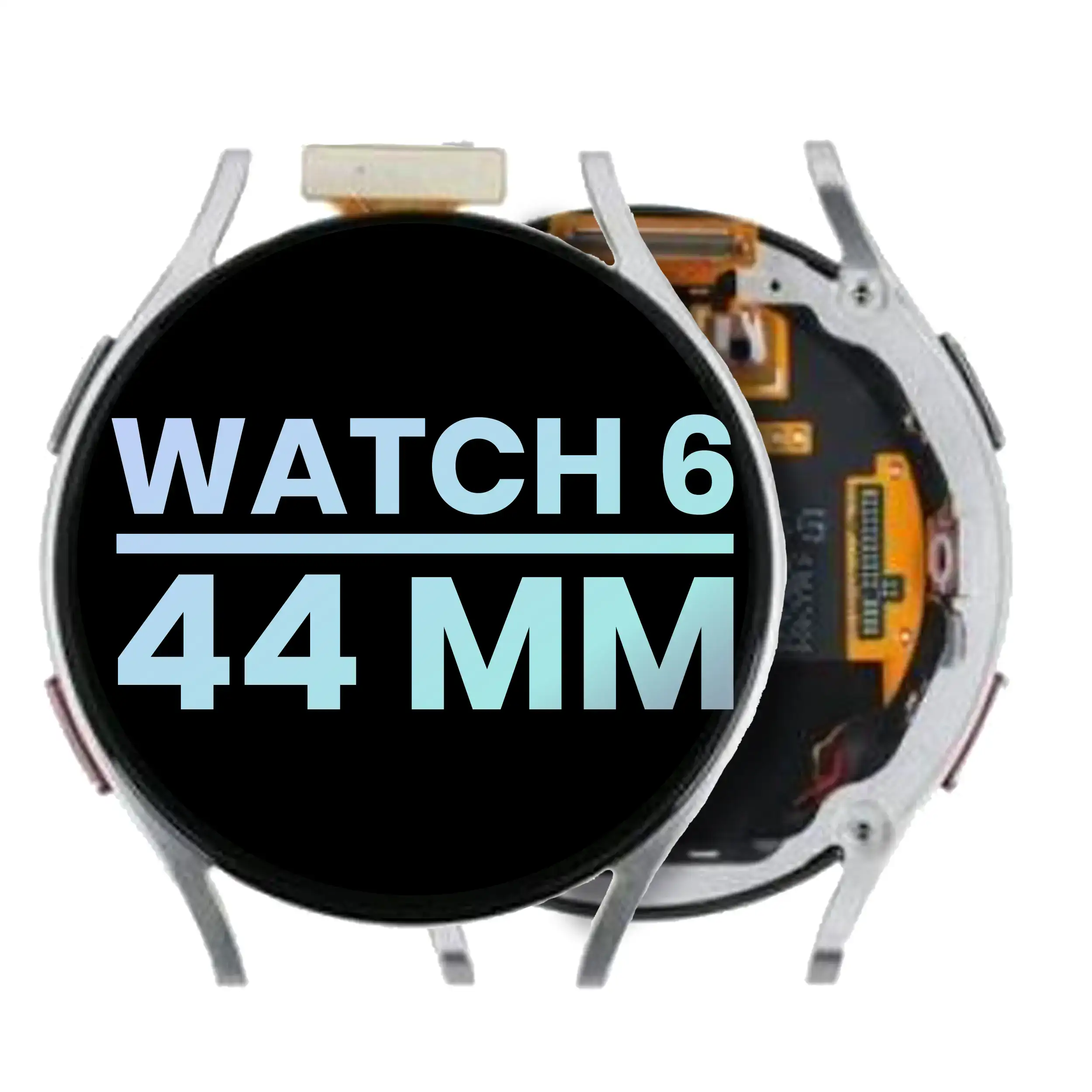 Oled Assembly Compatible For Samsung  Galaxy Watch 6 (44Mm) (Service Pack) (Silver)